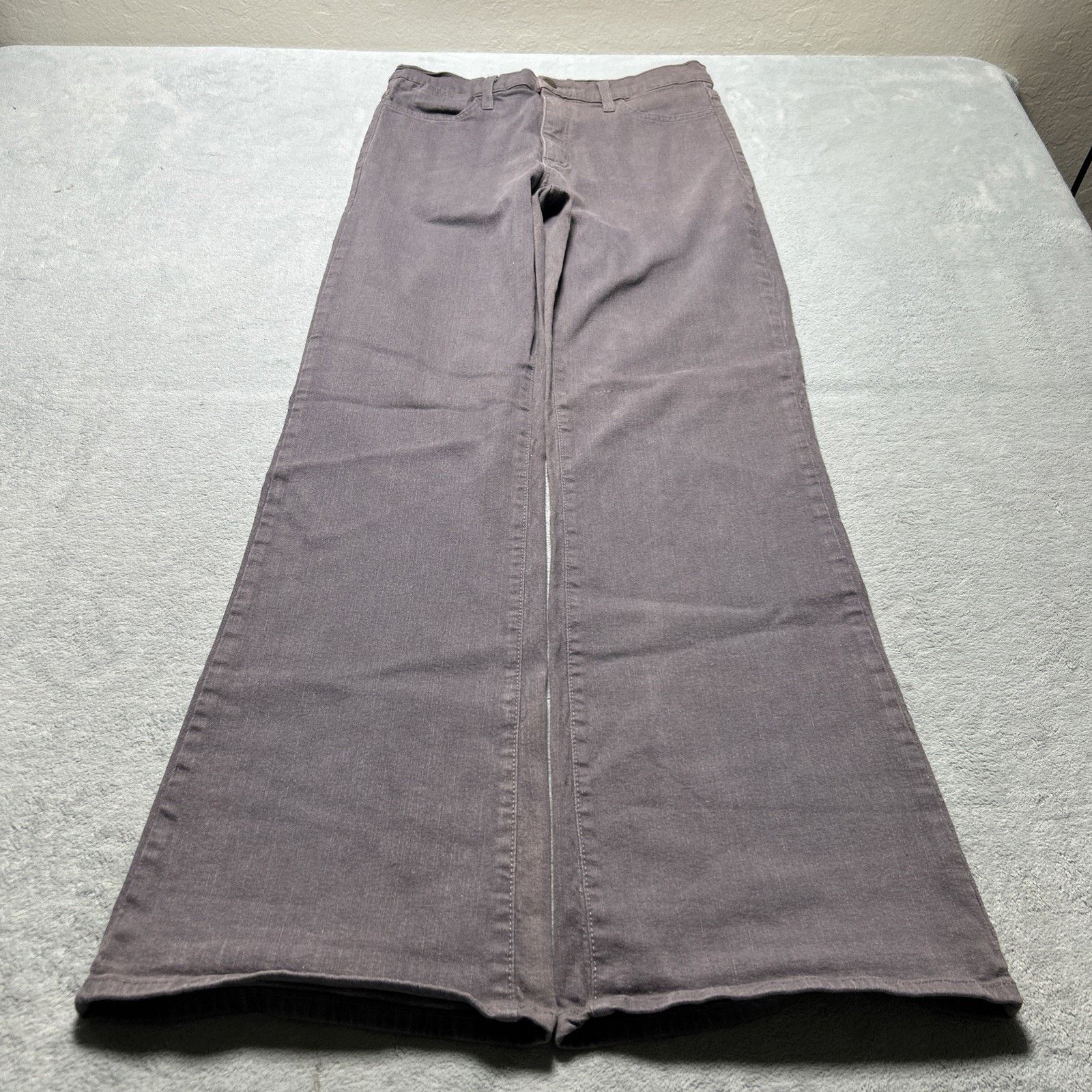 NYDJ Beyond Baggy Dojo Jeans Women 8 29x32 Flare Wide NYDJ USA Size 30" / US 8 / IT 44 - 5 Thumbnail