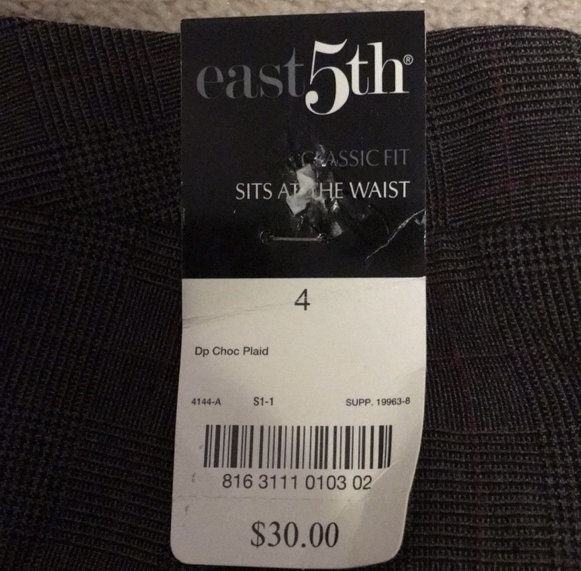 Other East 5th Chocolate Plaid Shorts Size 27" / US 4 / IT 40 - 5 Thumbnail