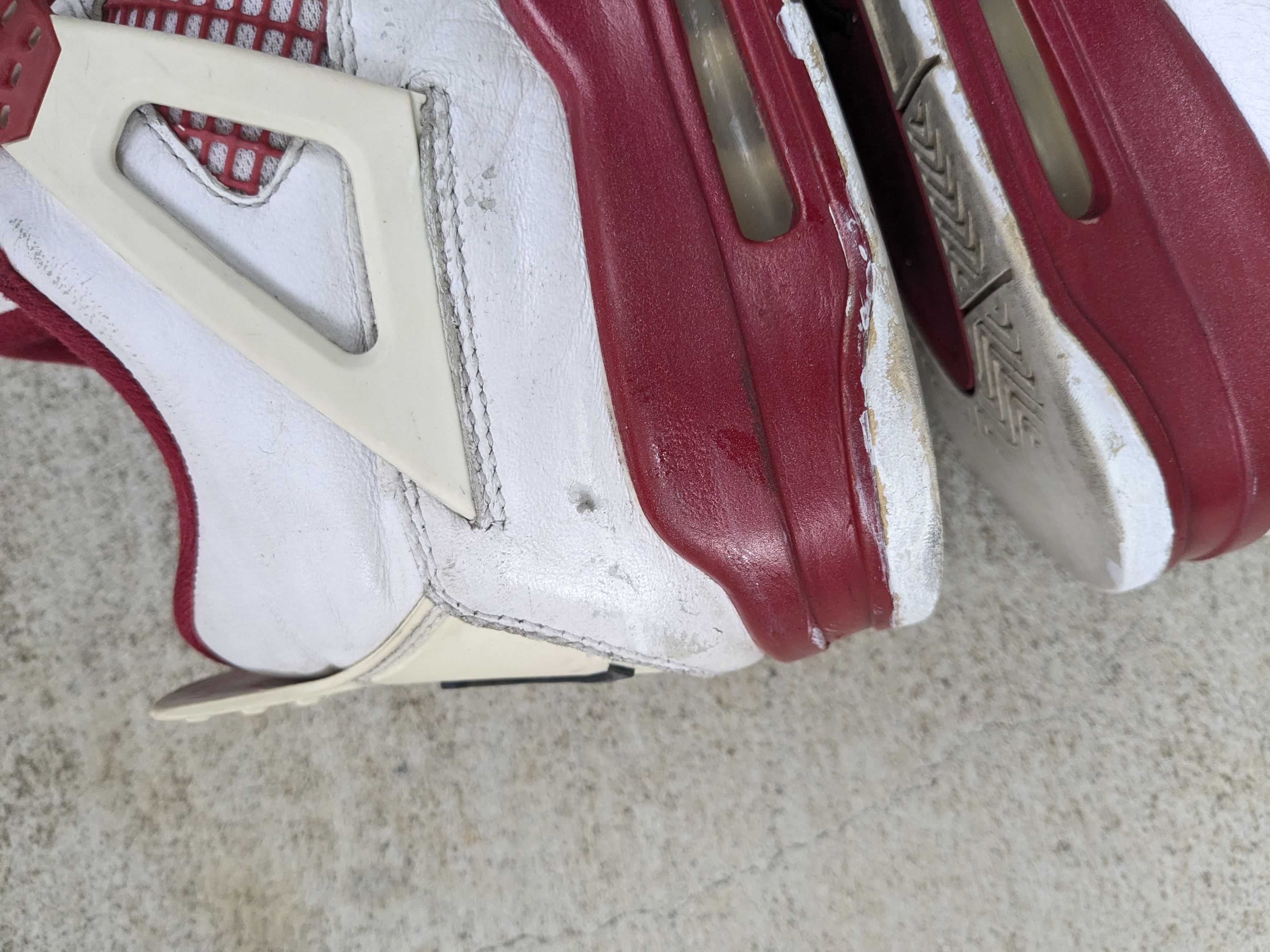Jordan Brand Nike Air Jordan 4 Alternate 89 11 White Red 308497-106 Red Size US 11 / EU 44 - 14 Thumbnail