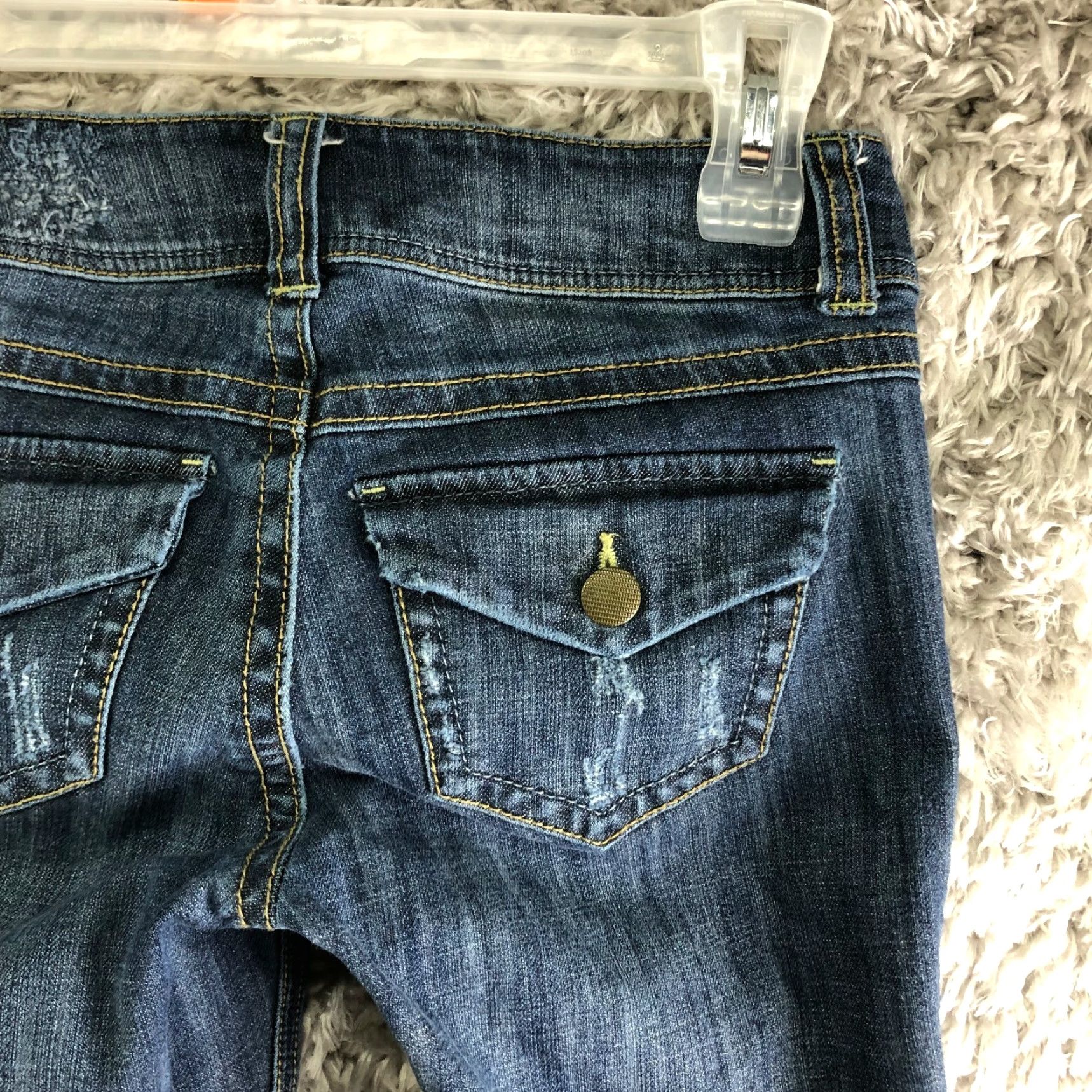 Vintage Cabi Jeans Juniors Size 0 Low Rise Mid Rise Medium Wash Blue Denim Jeans Boyfriend/Bootcut? Size 25" / US 0 / IT 36 - 6 Thumbnail