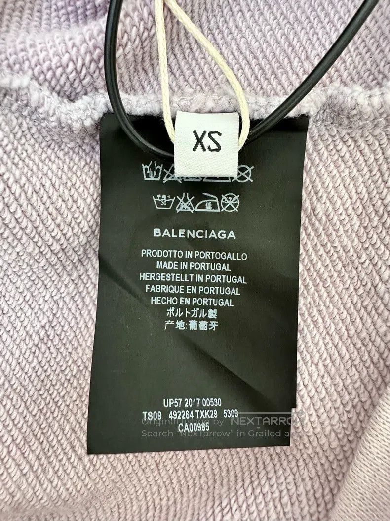 Balenciaga Balenciaga Lilac Letter Logo Multi-Pocket Hoodie Size US XS / EU 42 / 0 - 3 Thumbnail