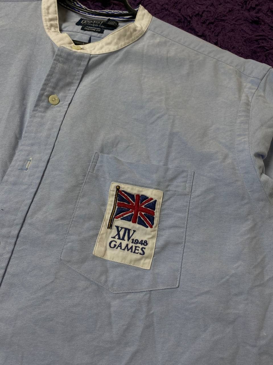 Polo Ralph Lauren Custom Fit Vintage Shirt Logo Polo Ralph Lauren Size US XL / EU 56 / 4 - 2 Thumbnail