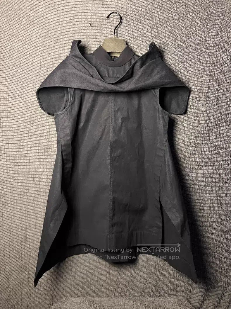 Rick Owens Rick Owens Asymmetric Geometric Collar Back Zip Sleeveless Size US XS / EU 42 / 0 - 1 Thumbnail