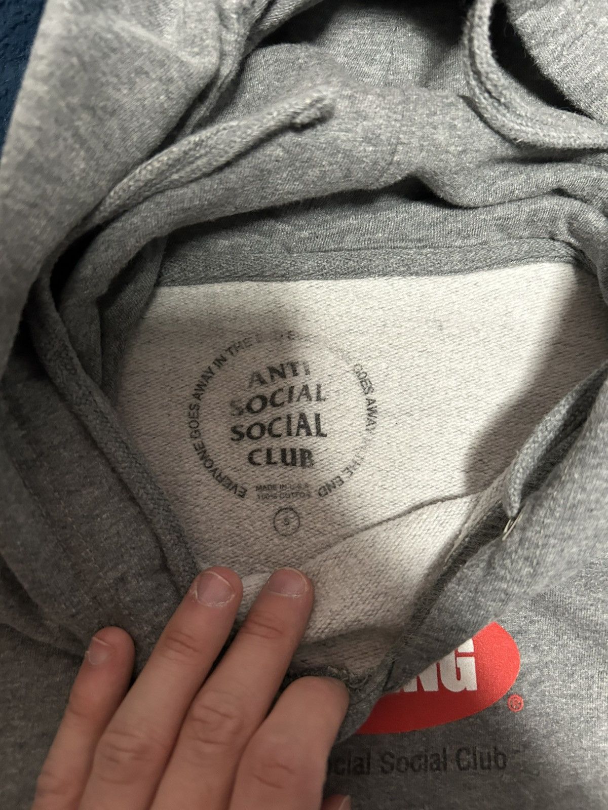 Anti Social Social Club Anti social social club hoodie Size US M / EU 48-50 / 2 - 3 Thumbnail