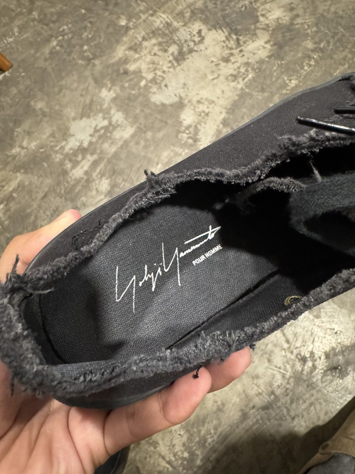 Yohji Yamamoto DISTRESSED YOHJI YAMAMOTO POUR HOMME SHOES Size US 7.5 / EU 40-41 - 7 Thumbnail