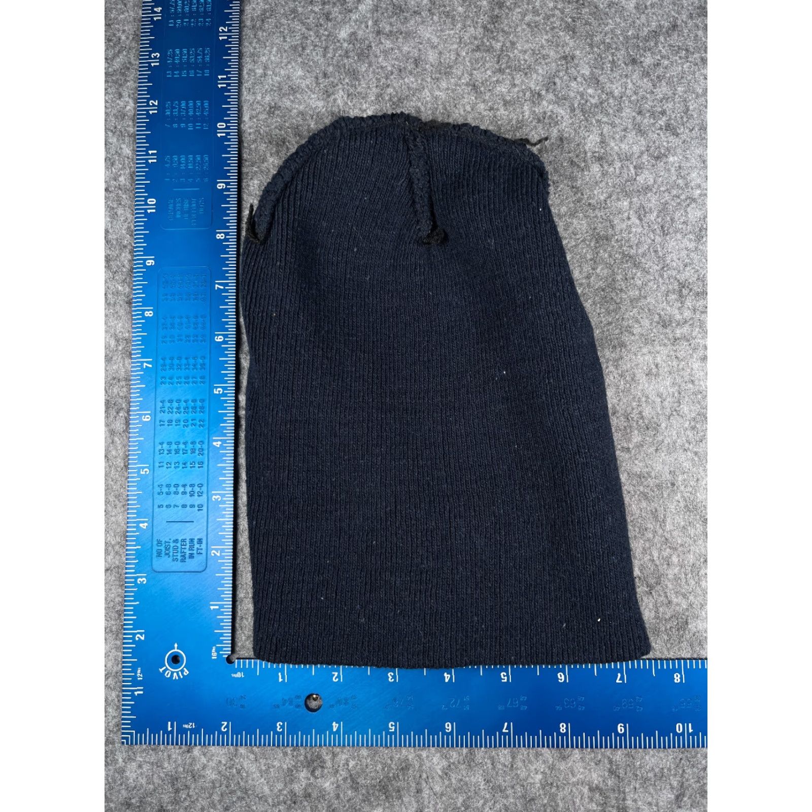 Vintage Beanie Toque Adult One Size Dark Navy Blue Knit 100% Acrylic Ski Snow Outdoors Size ONE SIZE - 4 Thumbnail