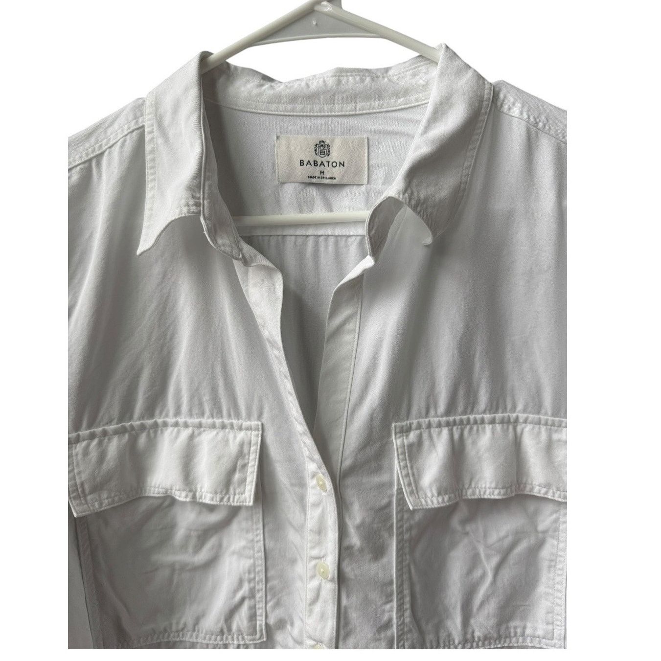 Other Babaton white half- placket shirt long sleeves medium Size M / US 6-8 / IT 42-44 - 13 Thumbnail