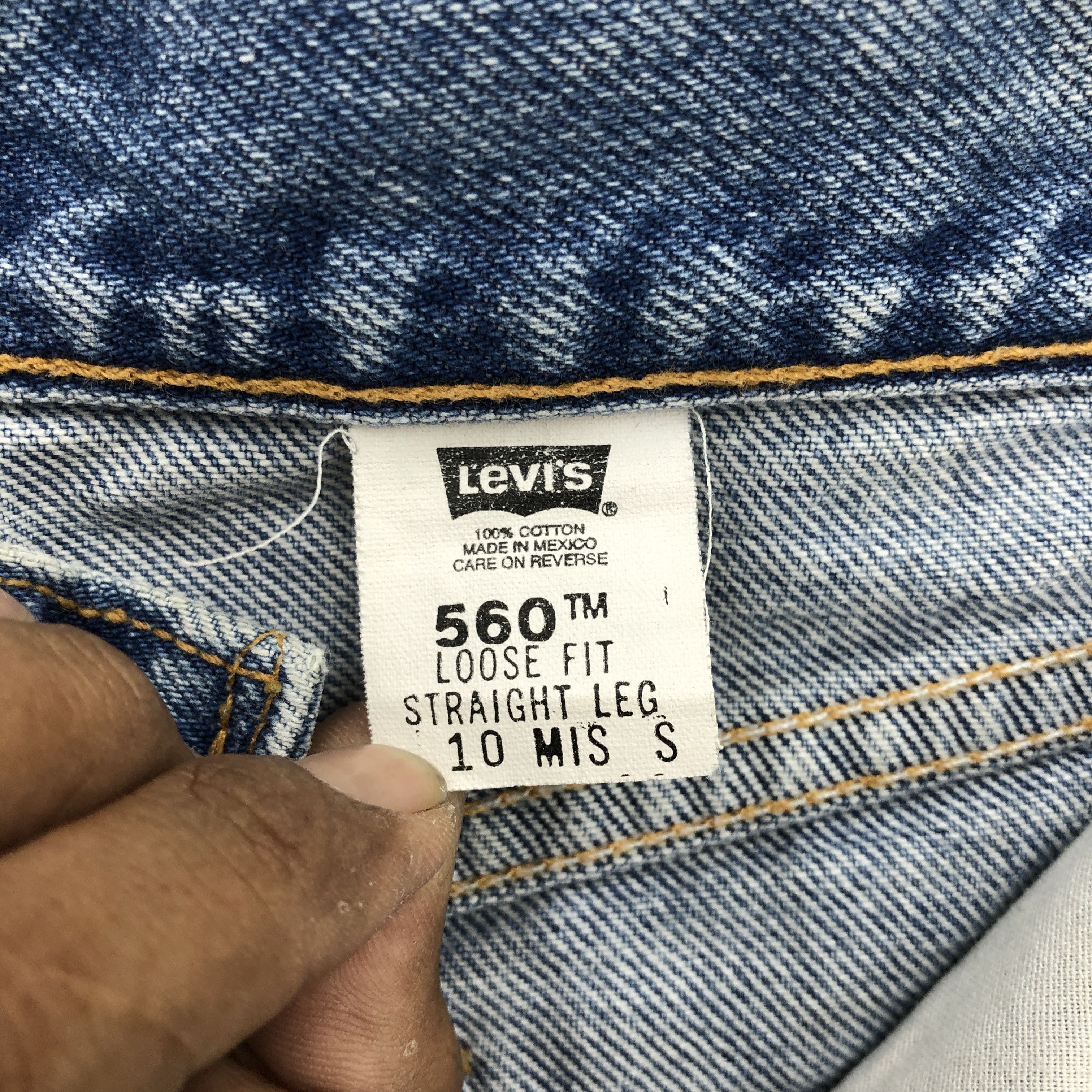 Levi's Vintage Levis 560 Stonewash Jeans Levi's Faded Wash Denim Size US 30 / EU 46 - 6 Thumbnail