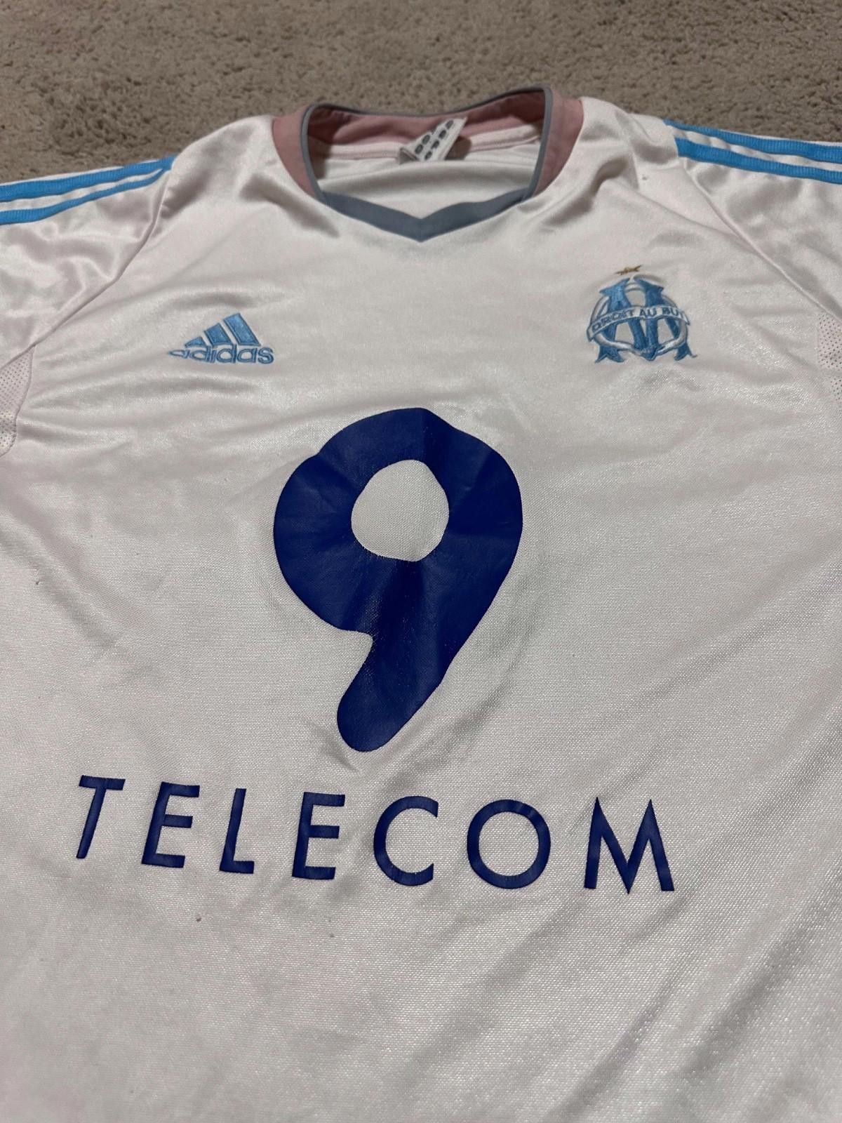 Adidas Olympique Marseille football shirt 2003 Soccer Adidas Jersey Size US L / EU 52-54 / 3 - 4 Thumbnail