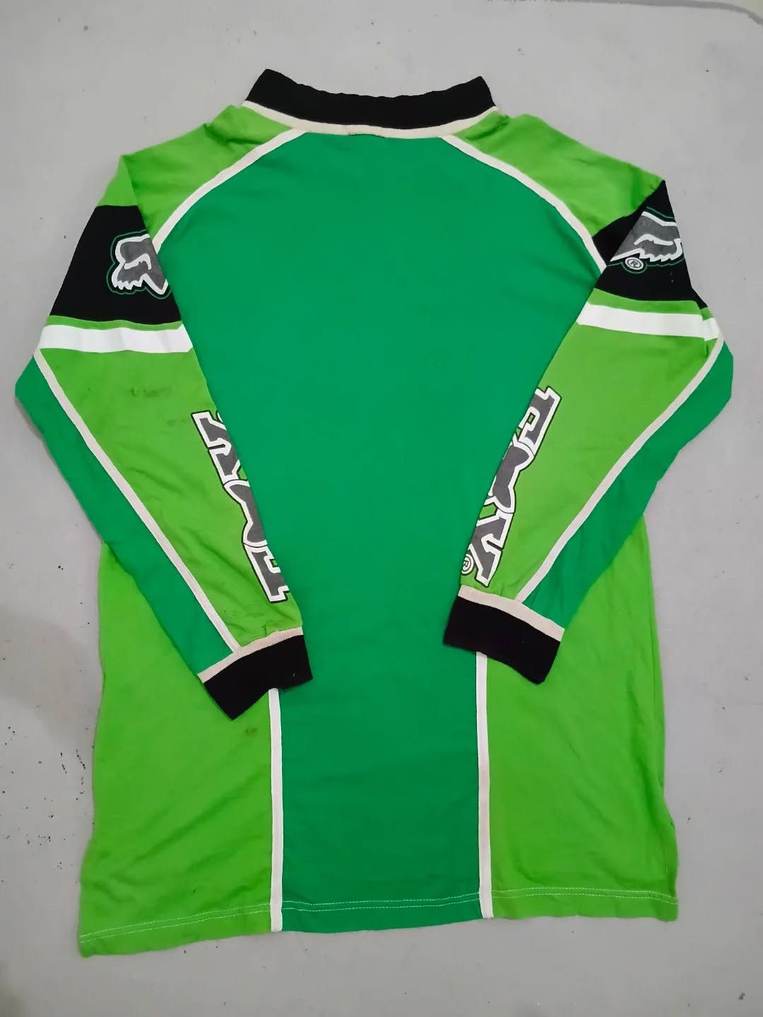 Fox Racing Mens Vintage USA Fox Long Sleeve Motocross Size L