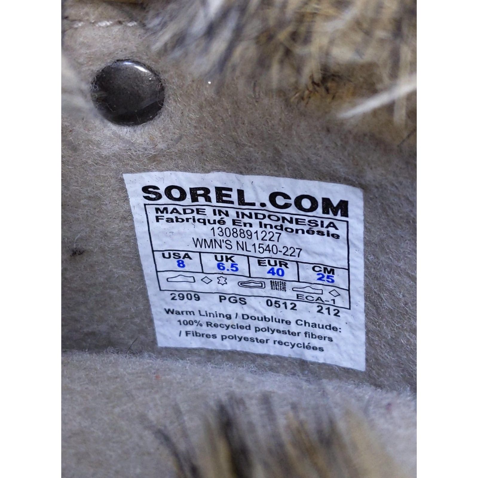 SOREL VINTAGE Sorel Joan of Arctic Snow Boots Womens Size 8 40 Beige Suede Mid Calf Waterproof Size US 8 / IT 38 - 6 Thumbnail
