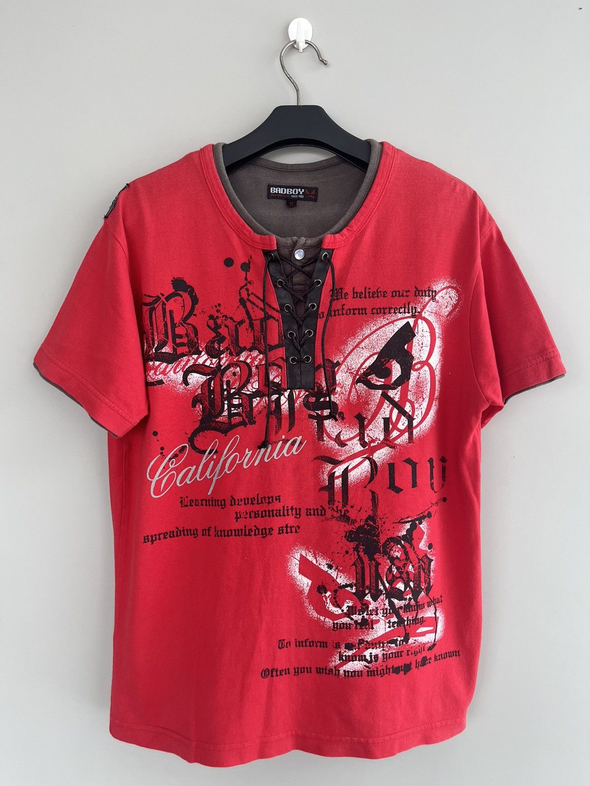 14th Addiction × KMRii × Yasuyuki Ishii Japanese Vintage BadBoy Poem Double Layer Seditionaries Punk Size US M / EU 48-50 / 2 - 1 Thumbnail