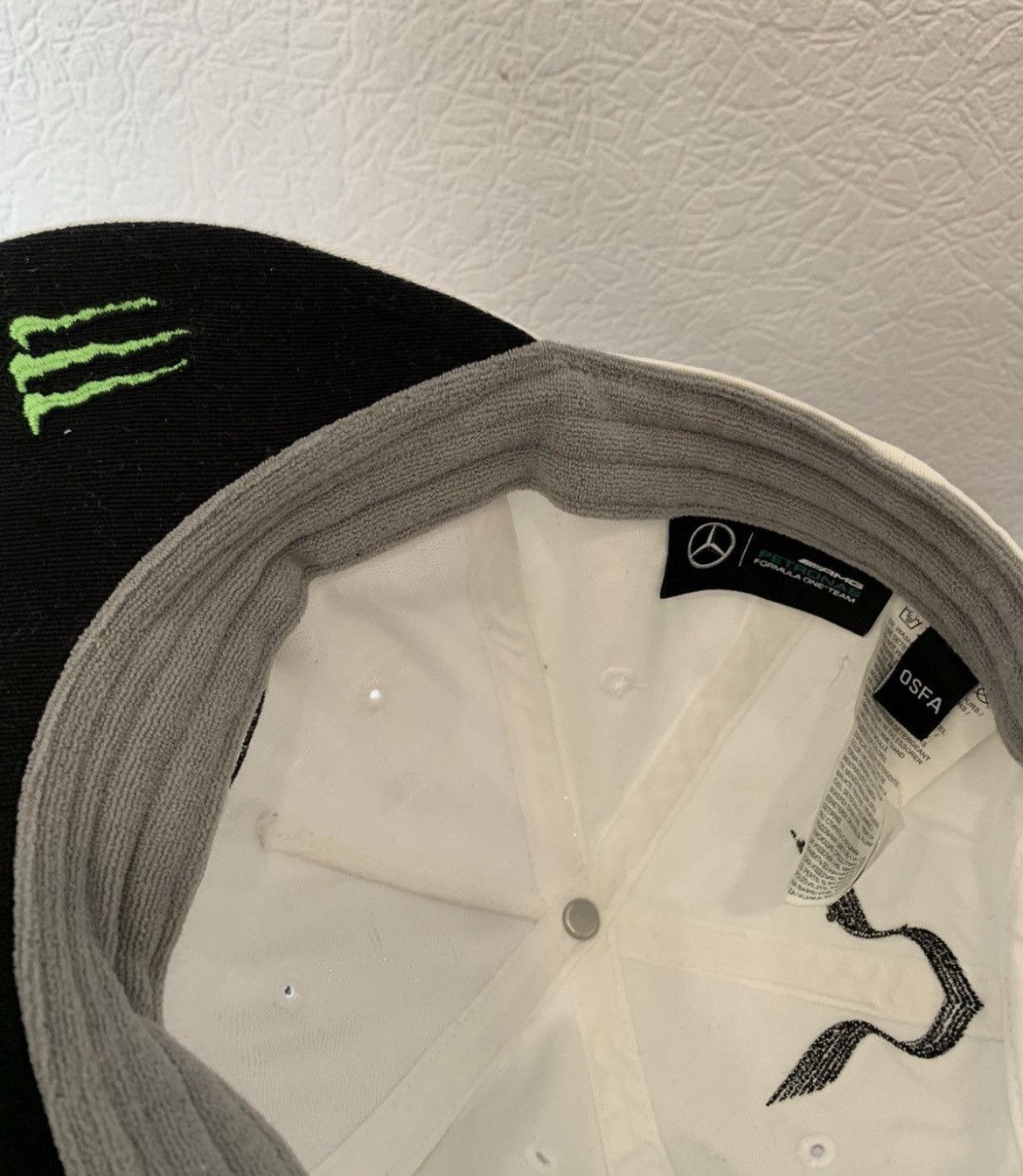 Mercedes-Benz Mercedes Benz Petronas White Cap Hat Racing Size ONE SIZE - 5 Thumbnail