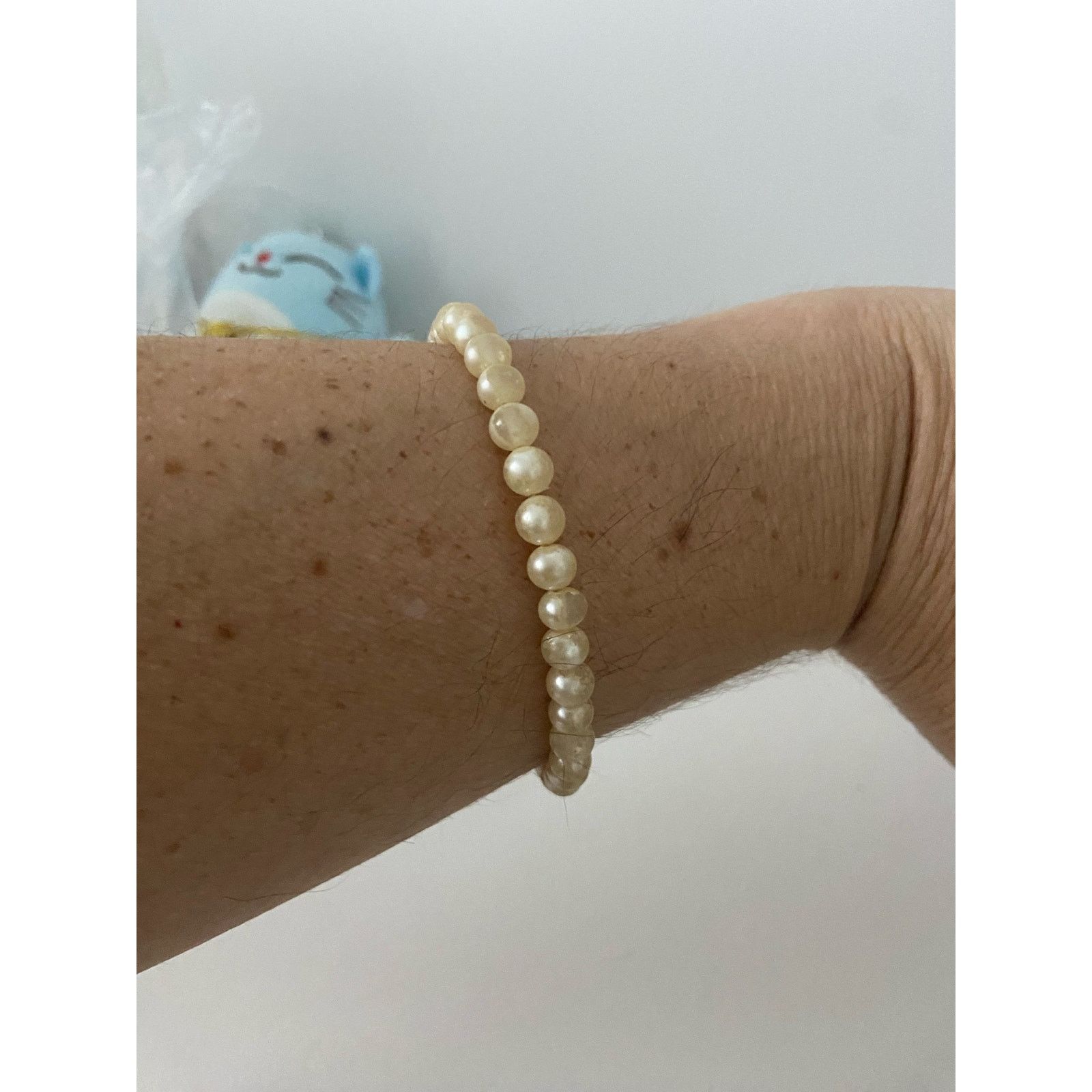 Vintage Vintage faux pearl bracelet Size ONE SIZE - 1 Thumbnail