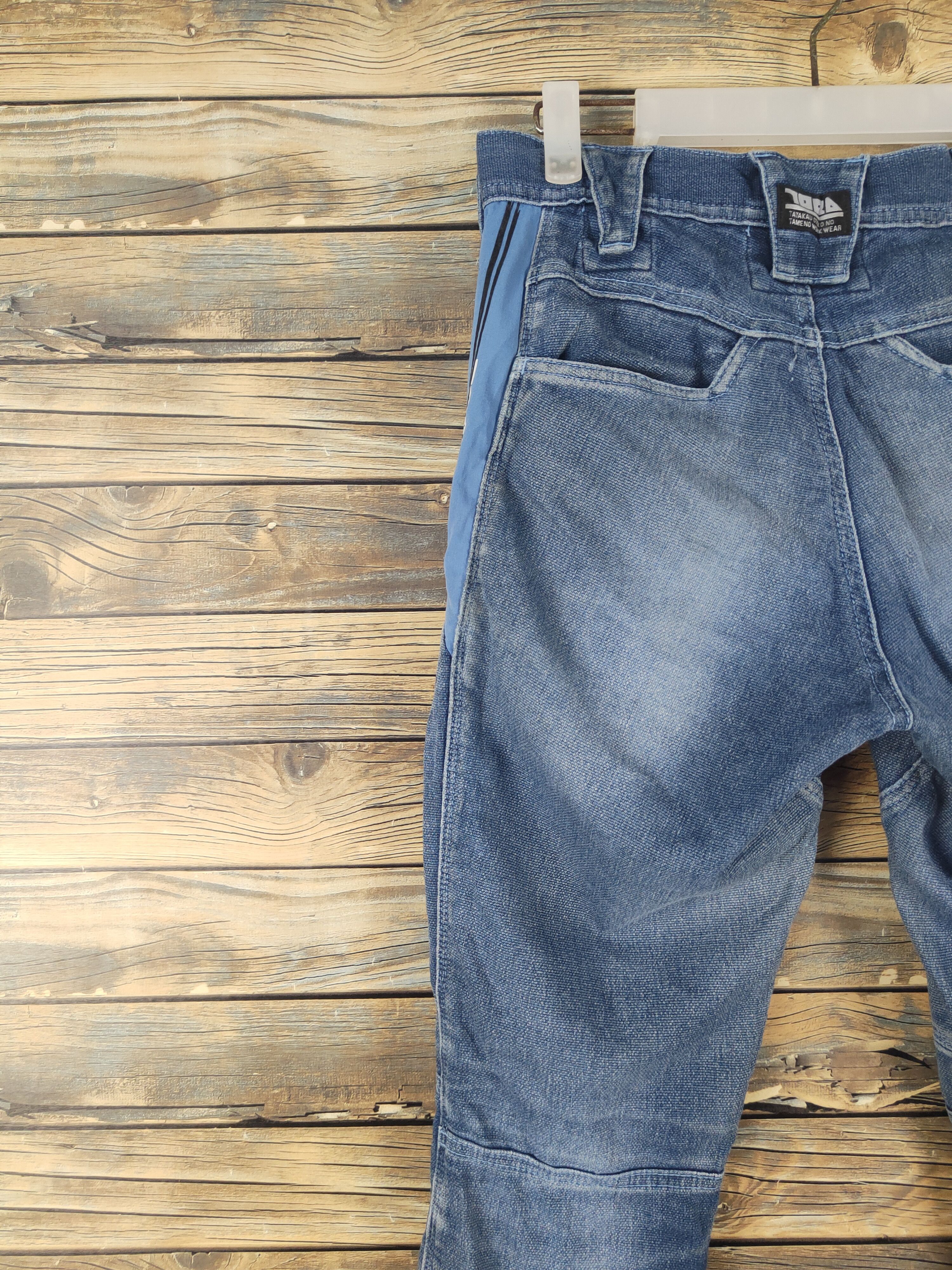 Japanese Brand Toraichi skinny Blue Distressed Ripped denim Jeans #W2001 Size US 29 - 12 Thumbnail