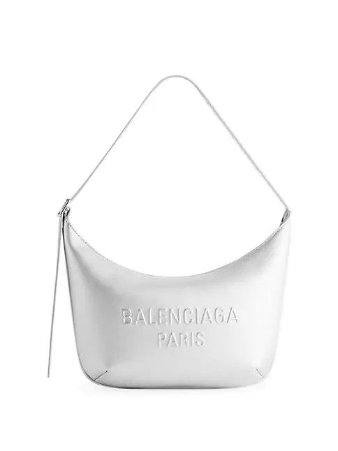 Balenciaga o1s1rm1124 Size: OS / Mary-Kate Sling Bag Metallized Silver Size ONE SIZE - 1 Thumbnail