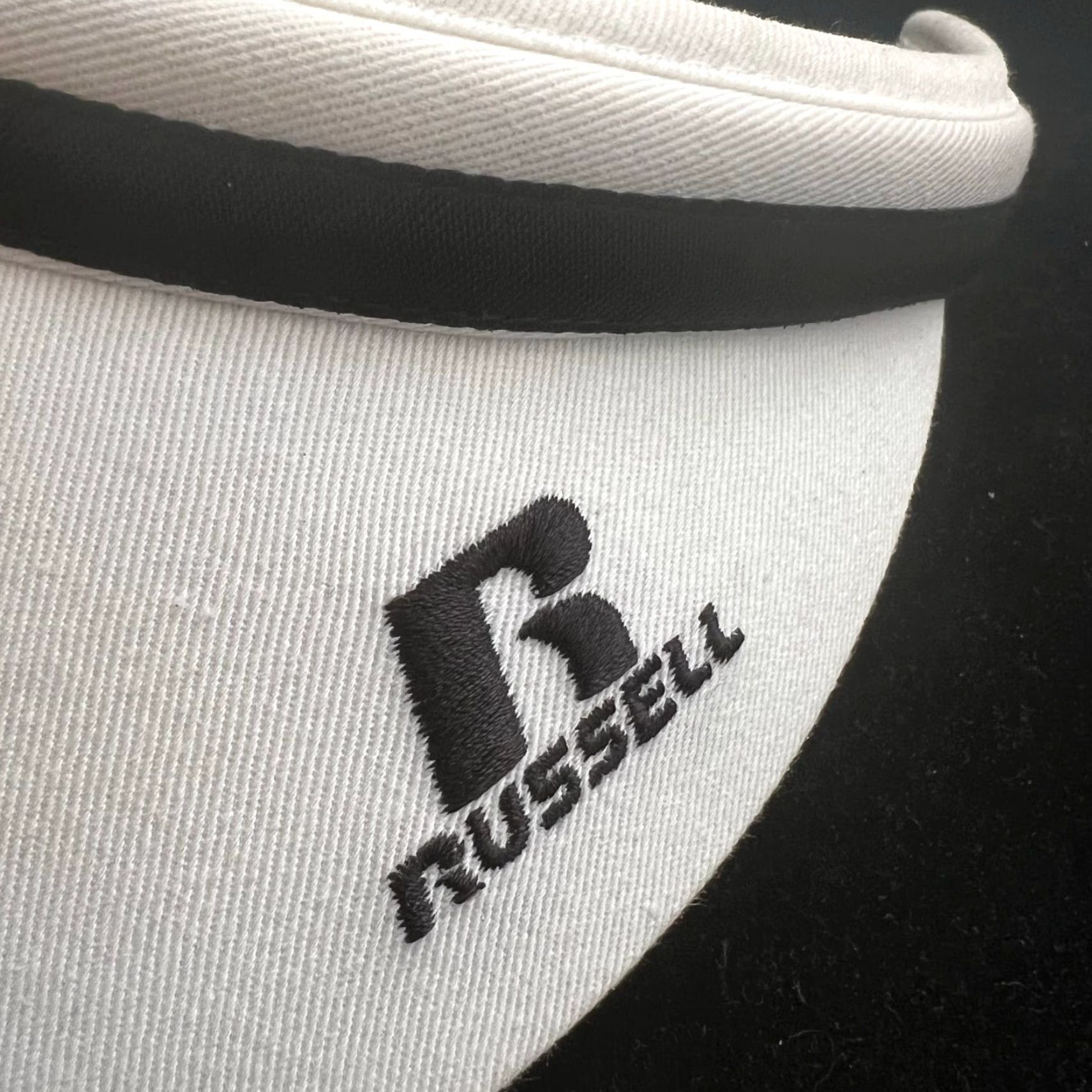 Vintage University of Missouri Tigers Baseball Russell Visor One Size White Mens Size ONE SIZE - 3 Thumbnail