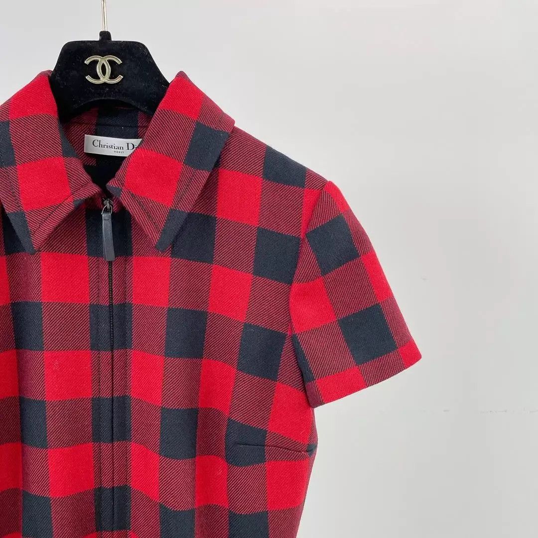 Dior Christian Dior tartan dress FR 36 Size XS / US 0-2 / IT 36-38 - 3 Thumbnail
