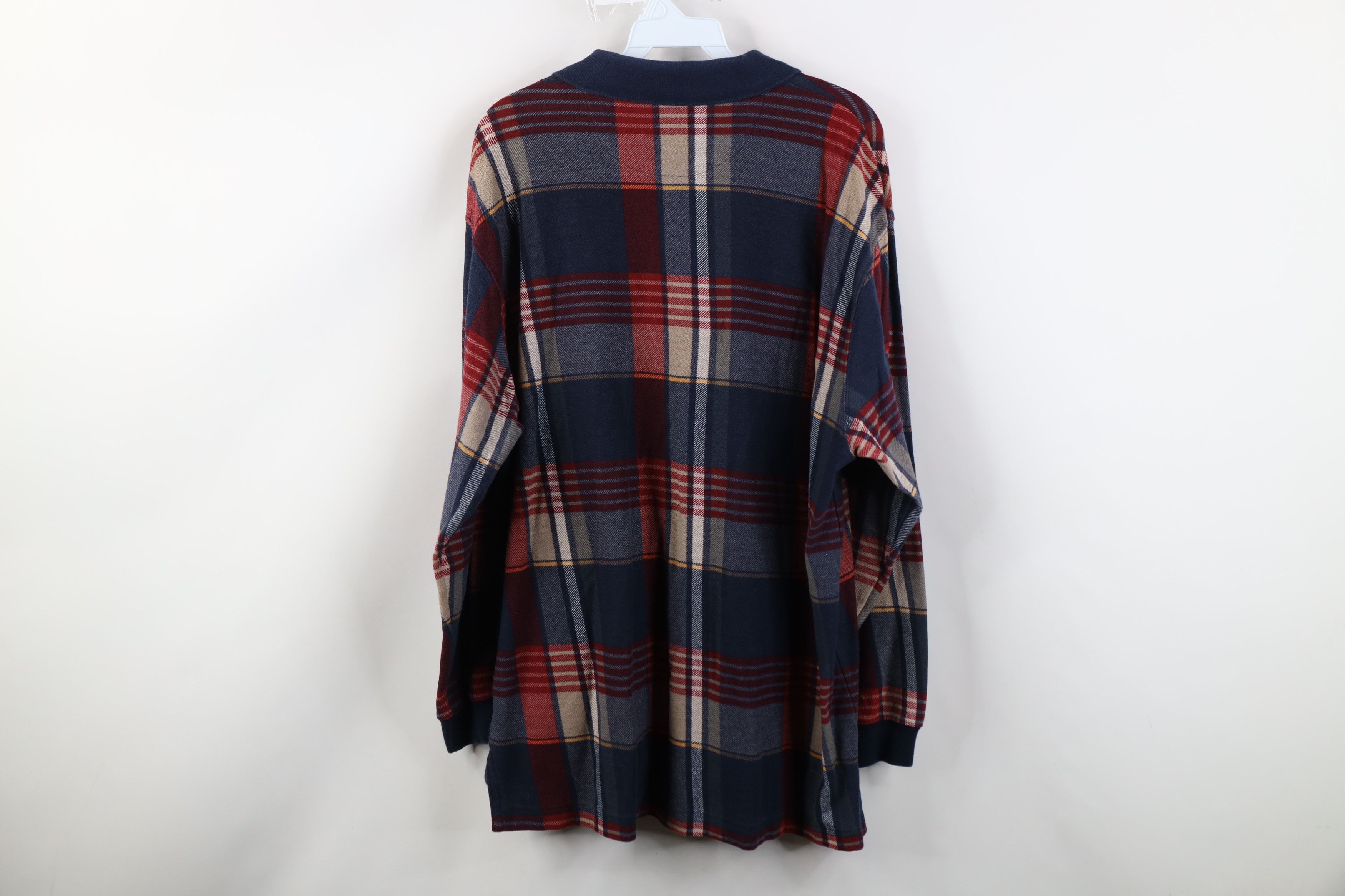 Polo Ralph Lauren Vintage 90s Chaps Ralph Lauren long Sleeve Rugby Polo Plaid Size US L / EU 52-54 / 3 - 10 Thumbnail