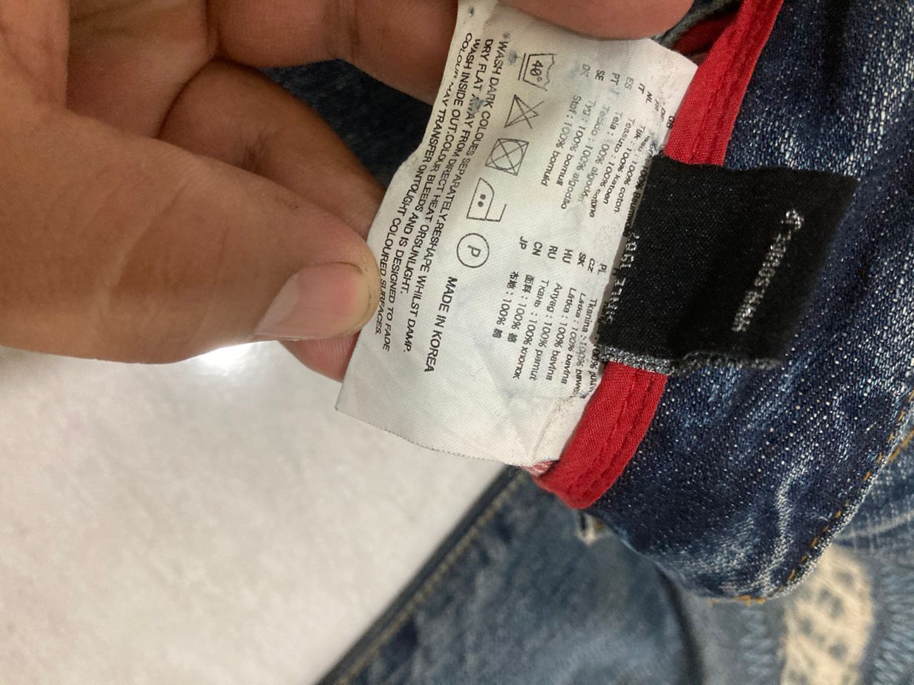 Hysteric Glamour × Japanese Brand × Vintage Vintage Japanese Brand Soviet Jeans Size US 33 - 9 Thumbnail