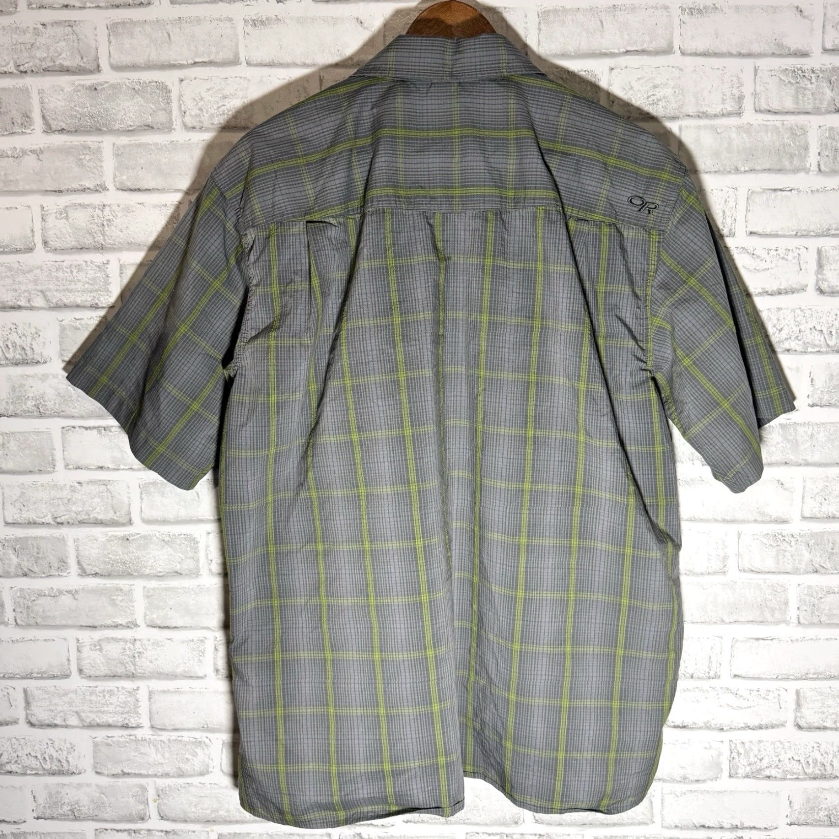 Outdoor Research Outdoor Research Plaid Short Sleeve Button Down Mens Size XL Size US 36 / EU 52 - 5 Thumbnail