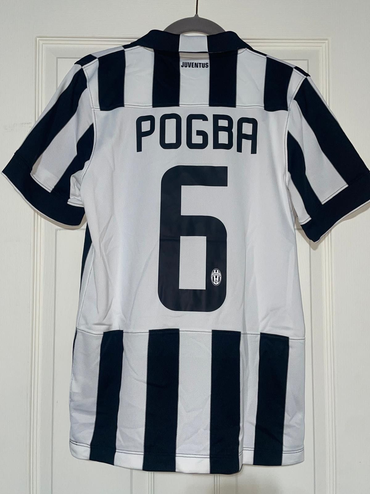 image of Nike Paul Pogba 6 Juventus Home Jersey 2014-15 Men’S Small in White, Men's