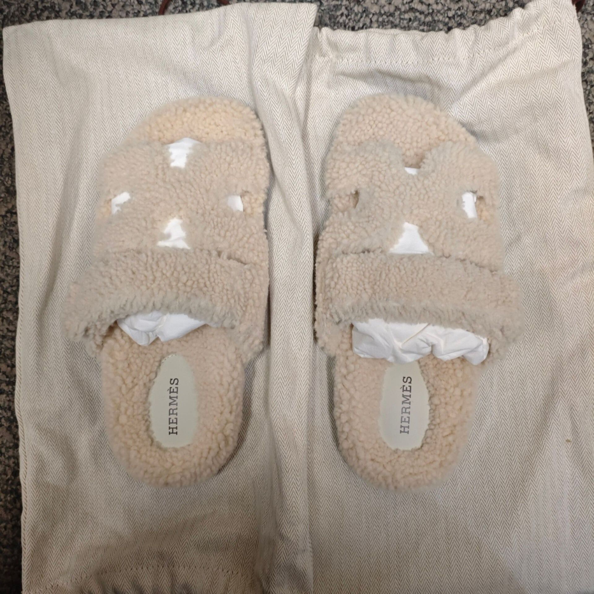Hermes Hermes White Sandals 36 Women Size US 6 / IT 36 - 1 Thumbnail