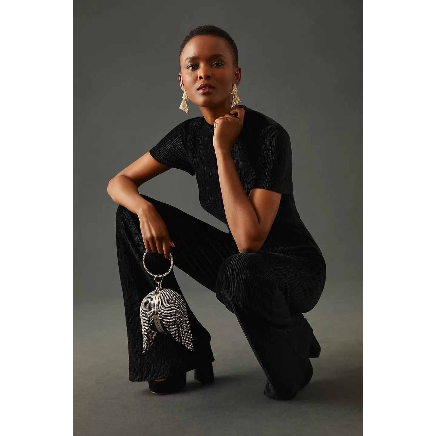 Anthropologie New Anthropologie Hutch Knit Catsuit JUMPSUIT $188 SIZE 14 Size 36" / US 14 / IT 50 - 2 Thumbnail