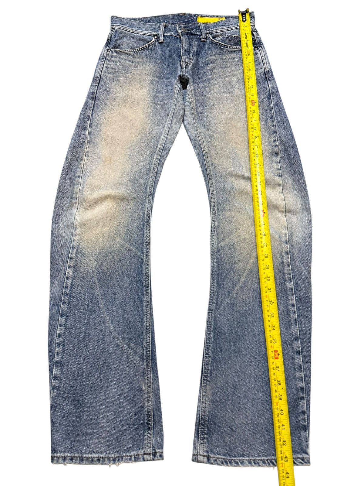 Edwin Vintage Y2K Edwin E-Function Mud Wash Faded Twisted Leg Size US 31 - 12 Thumbnail