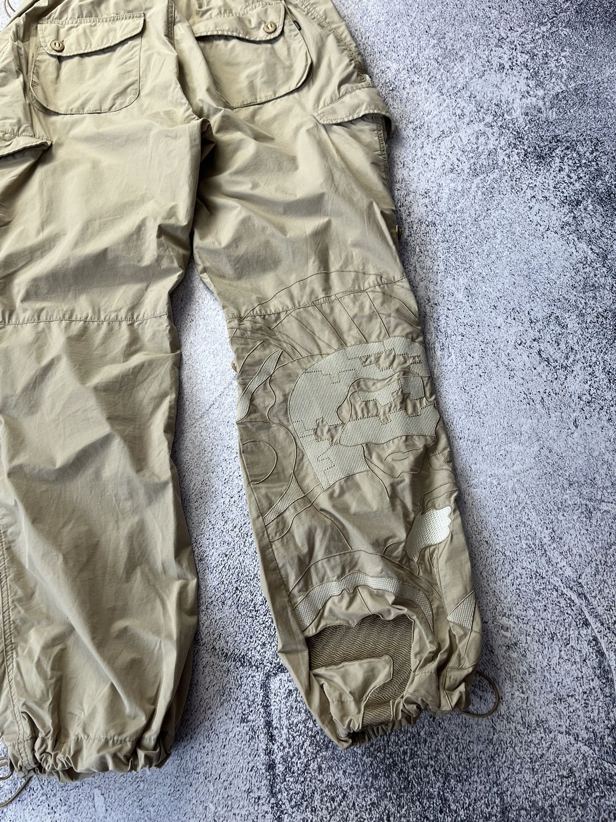 Japanese Brand 0Os VINTAGE Maharishi Japanese Style Baggy Pants Y2K Size US 34 / EU 50 - 10 Thumbnail