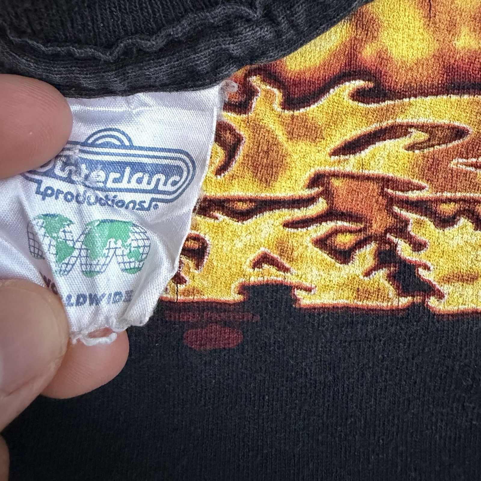 Band Tees × Vintage Vintage 1995 Winterland Pantera Snake Eyes Band T-Shirt Size US XL / EU 56 / 4 - 5 Thumbnail