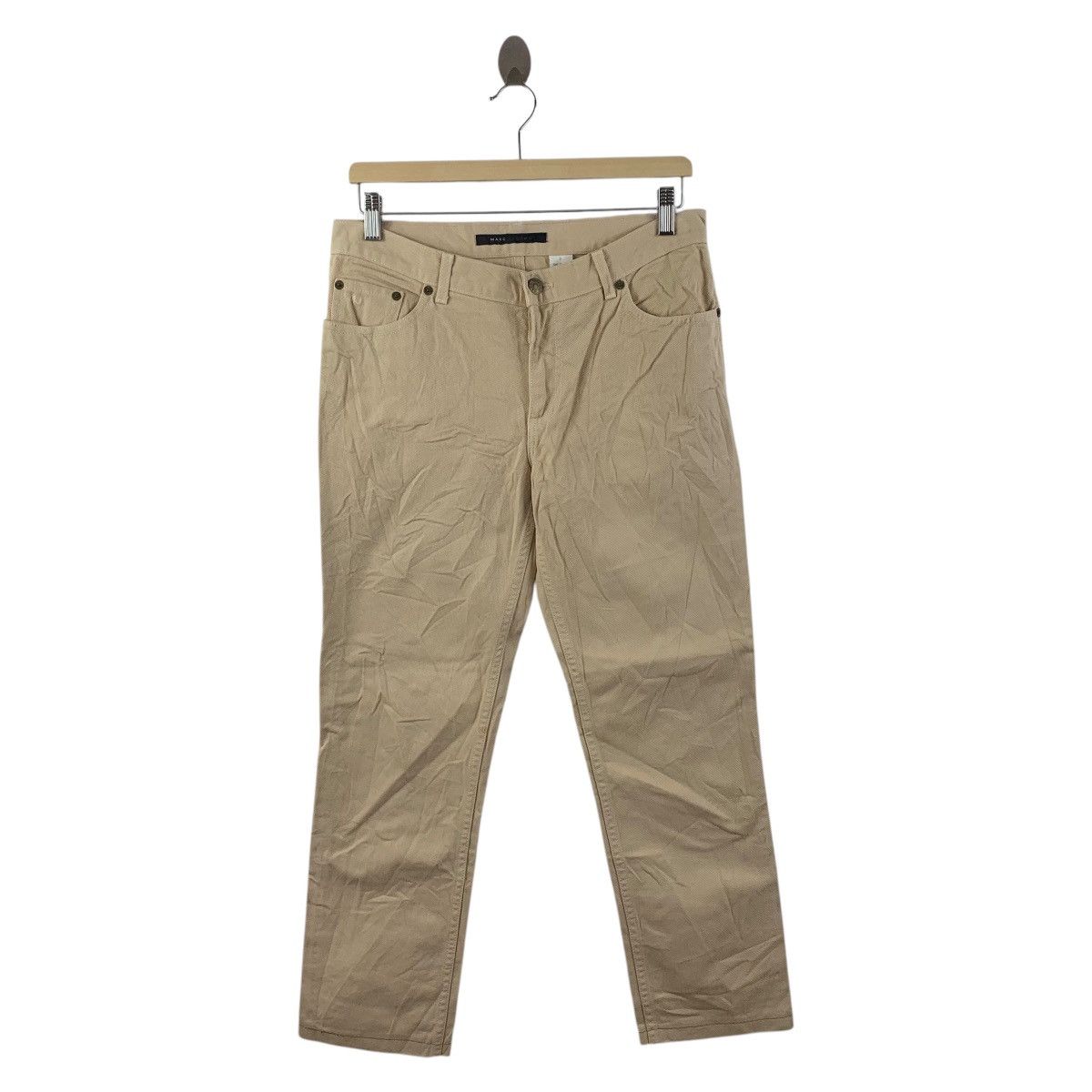 Designer × Marc Jacobs MARC JACOBS Beige colour jeans Size US 31 - 1 Thumbnail