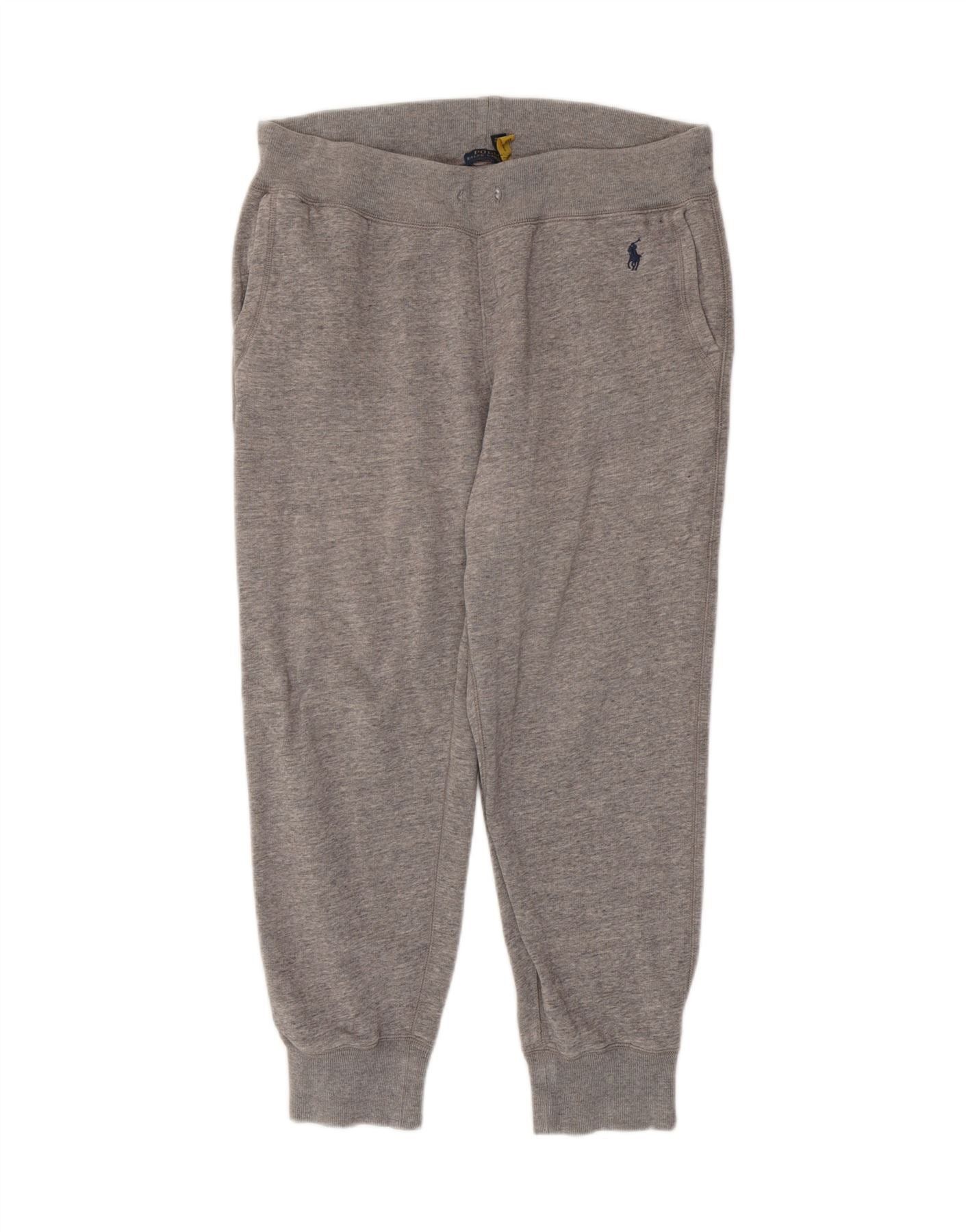 Ralph Lauren Mens Tracksuit Trousers Joggers Medium Grey Cotton Size US 32 / EU 48 - 1 Thumbnail