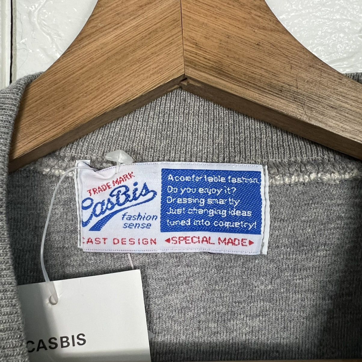 Vintage CasBis ROMANCE Paris Big Logo Crewneck Sweatshirt #3941-C180 Size US L / EU 52-54 / 3 - 11 Thumbnail