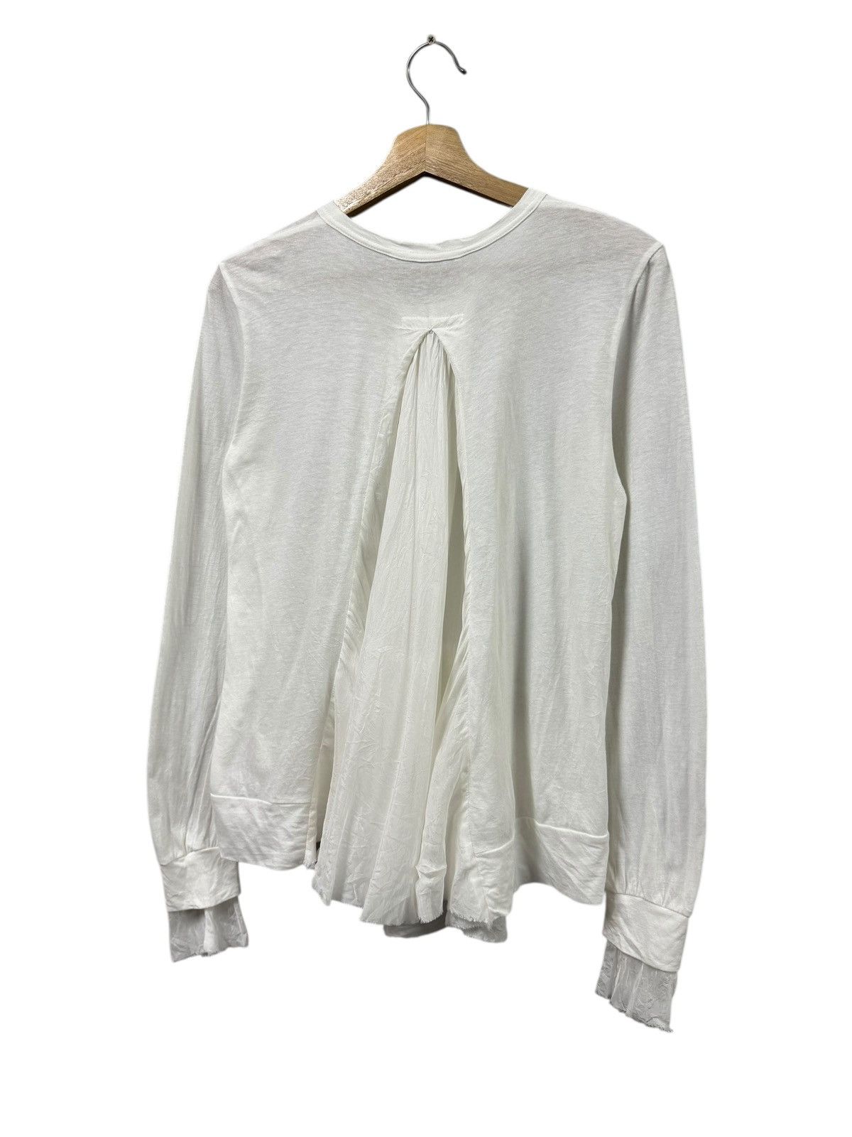 Sacai Sacai Luck White Cardigan Asymmetric Design Size US M / EU 48-50 / 2 - 9 Thumbnail