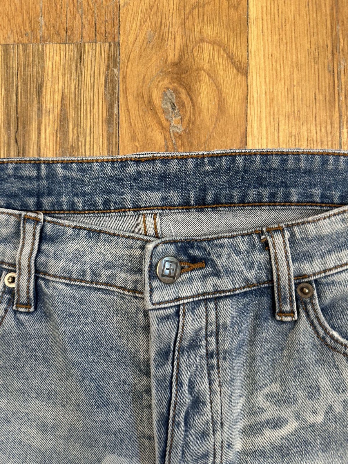 Ksubi Ksubi AOP Logos Blue Denim Jeans Size 34 Size US 34 / EU 50 - 3 Thumbnail