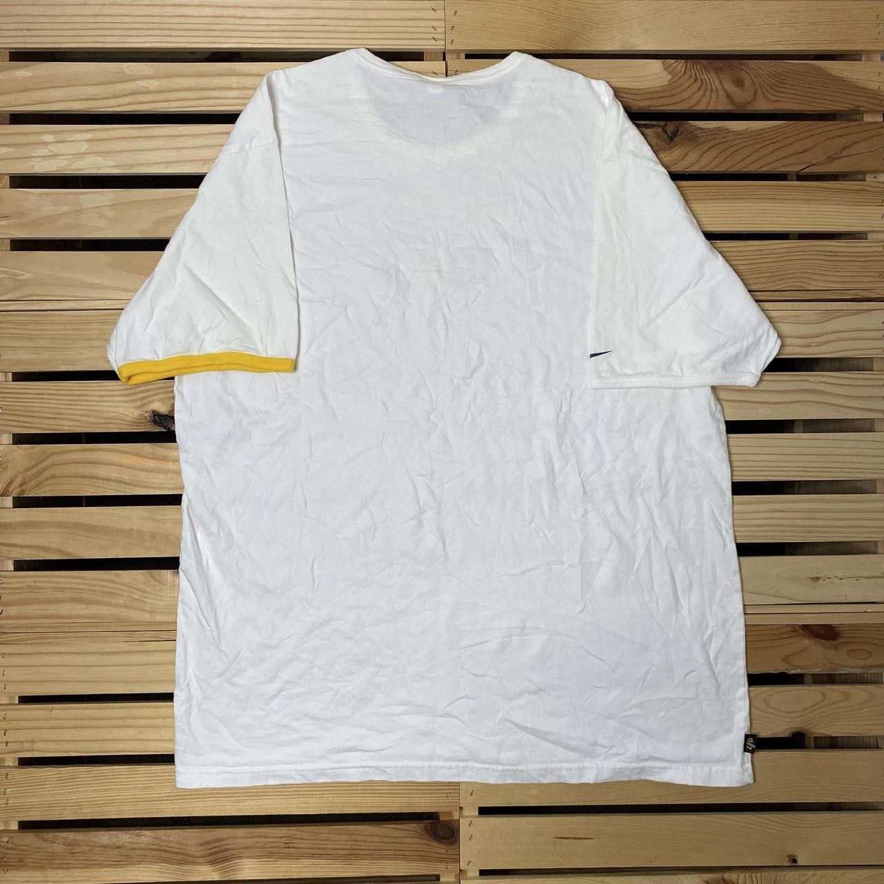 Nike Vintage Nike Lance Armstrong White Ringer Tee Size XL Size US XL / EU 56 / 4 - 2 Thumbnail