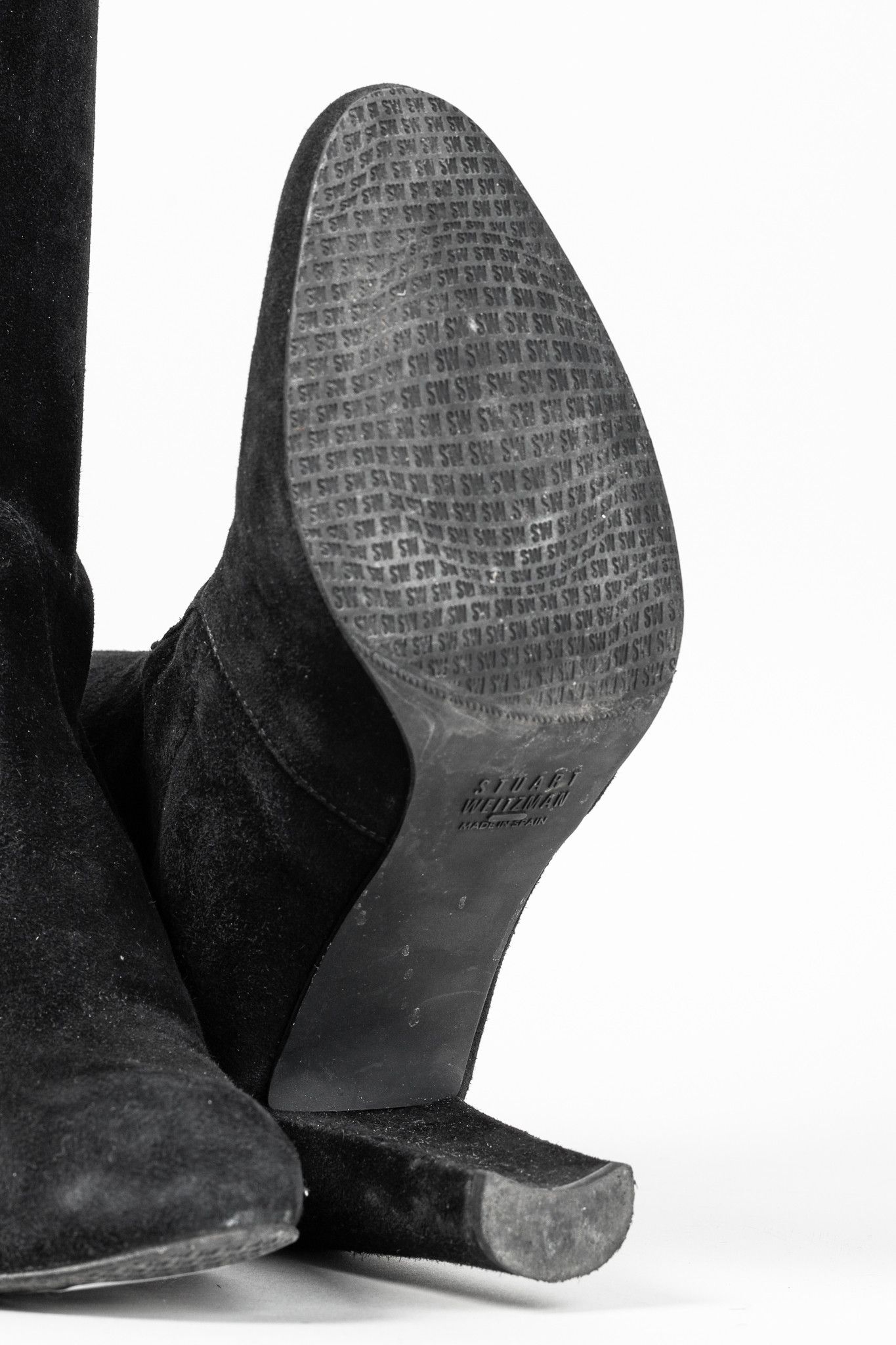 Stuart Weitzman Stuart Weitzman Highland SuedeThe-Knee Tie-Back Boots Size US 6 / IT 36 - 8 Thumbnail