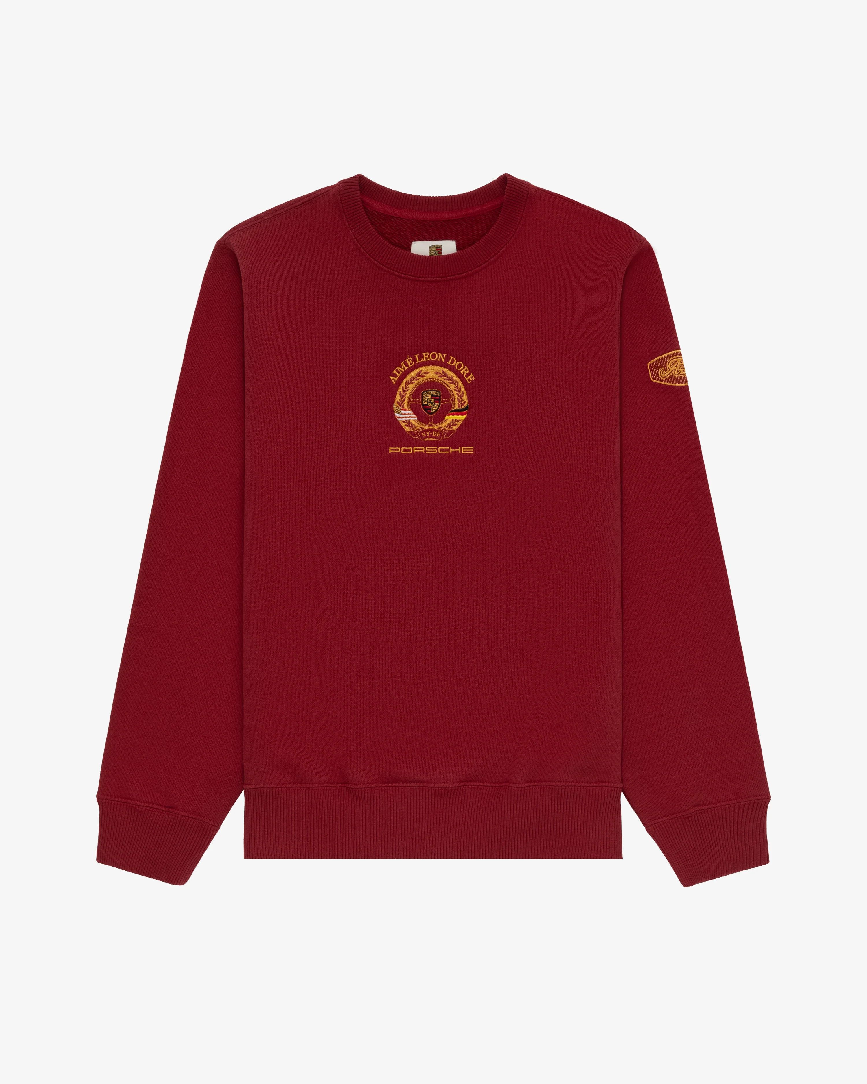 Aime Leon Dore × Porsche Design Porsche 993 Turbo Embroidered Crewneck Sweatshirt Size US XL / EU 56 / 4 - 1 Thumbnail