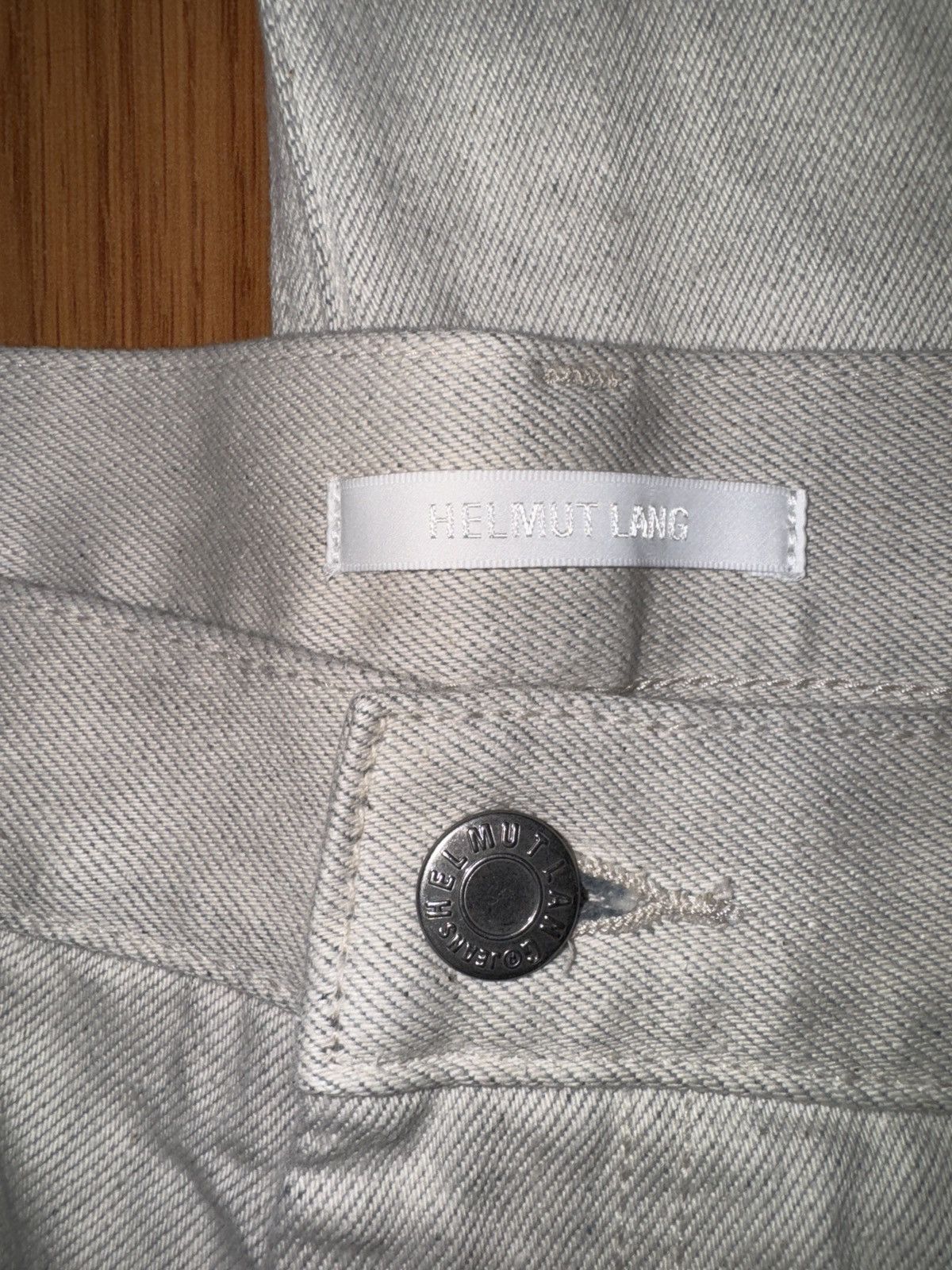 Helmut Lang × Uniqlo Helmut Lang UNIQLO STRAIGHT LEG CREAM Size US 32 / EU 48 - 3 Thumbnail