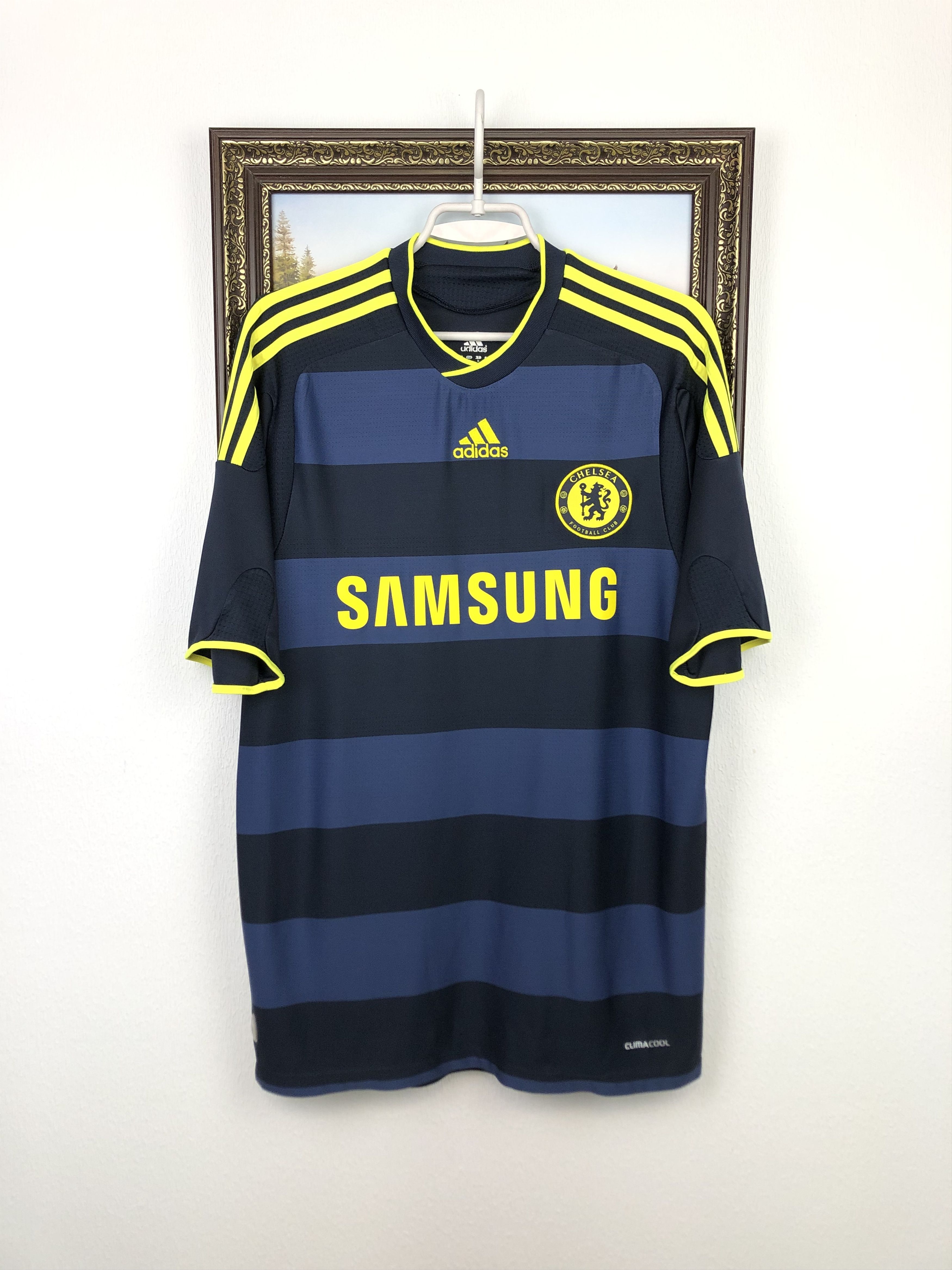 Adidas Chelsea Away football shirt 2009 Soccer Adidas Jersey Trikot Size US M / EU 48-50 / 2 - 1 Thumbnail