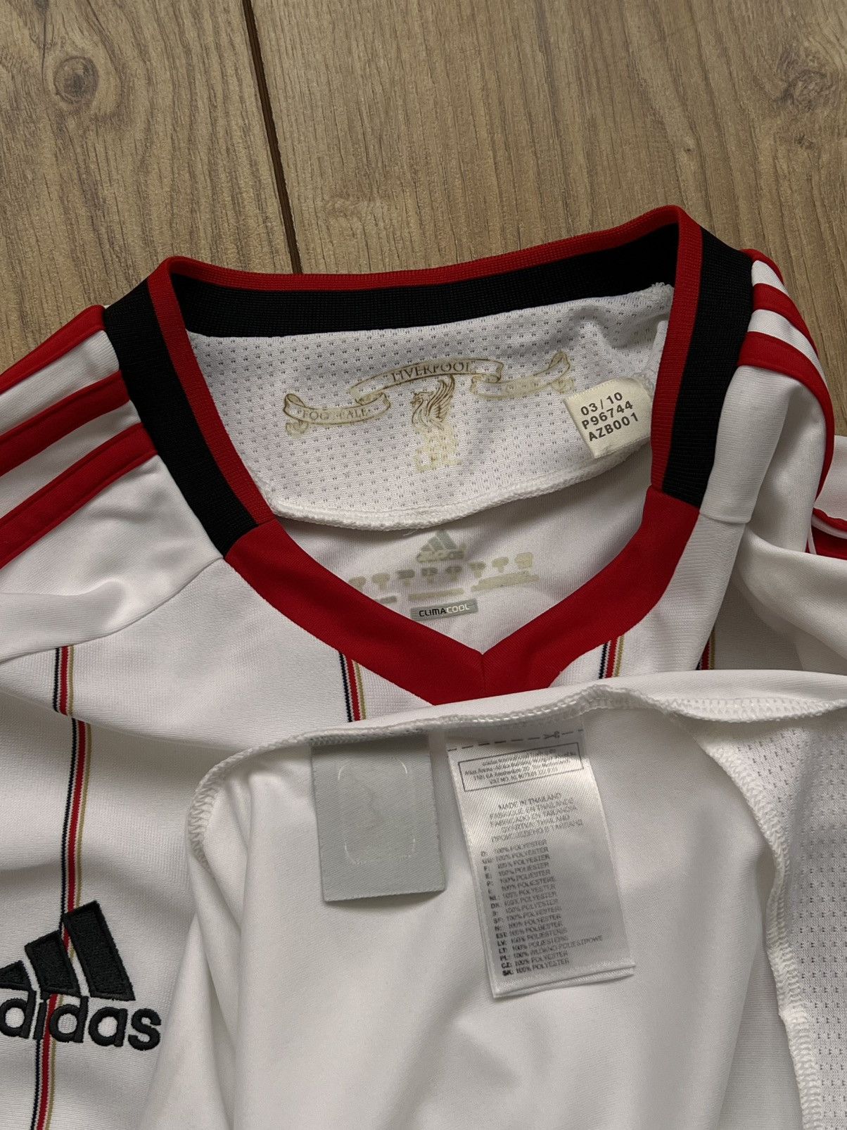 Adidas Adidas FC Liverpool 2010/2011 Away Football Jersey #10 Cole Size US M / EU 48-50 / 2 - 7 Thumbnail