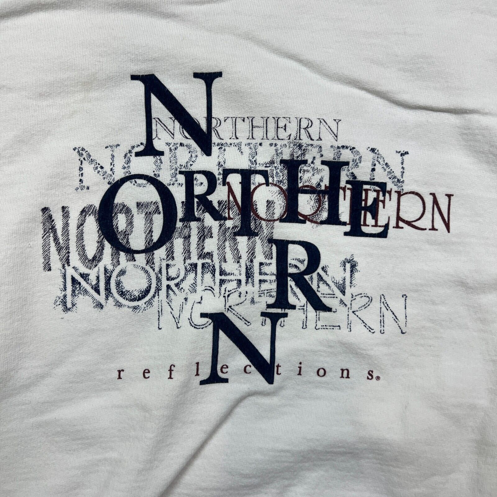 Northern Reflections × Vintage Vintage Northern Reflections Sweatshirt Nature 90s Pullover Size US L / EU 52-54 / 3 - 3 Thumbnail