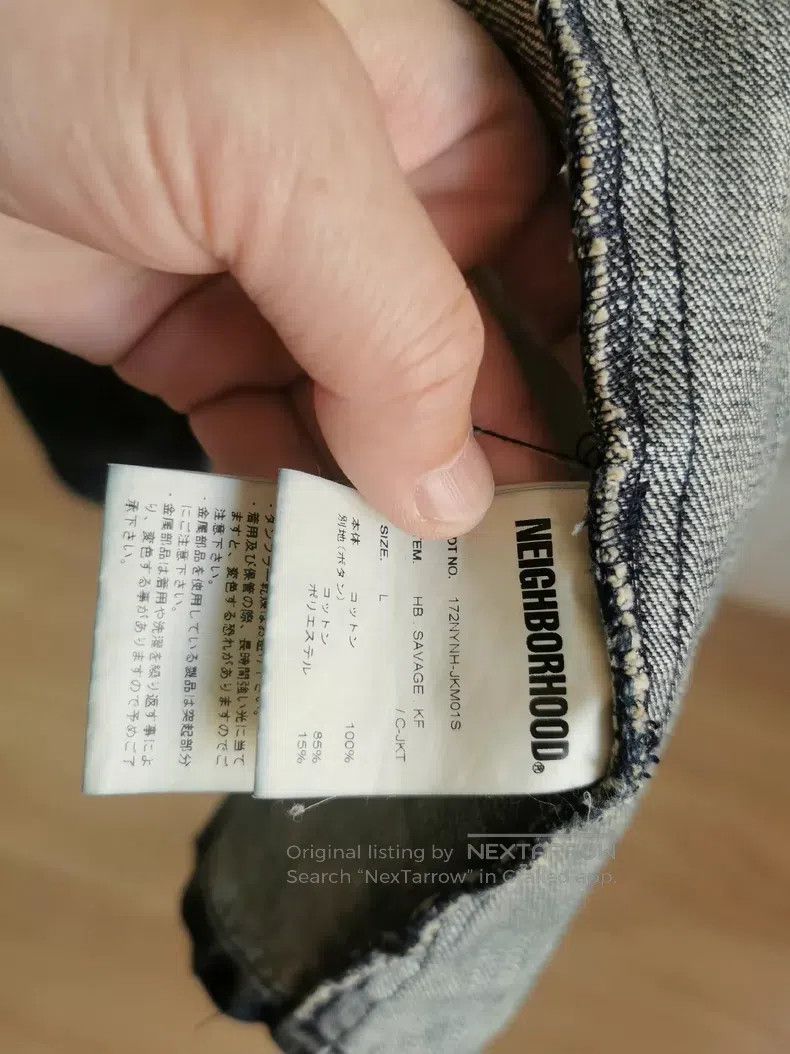 Neighborhood Neighborhood Denim Jacket, Size L Size US L / EU 52-54 / 3 - 4 Thumbnail