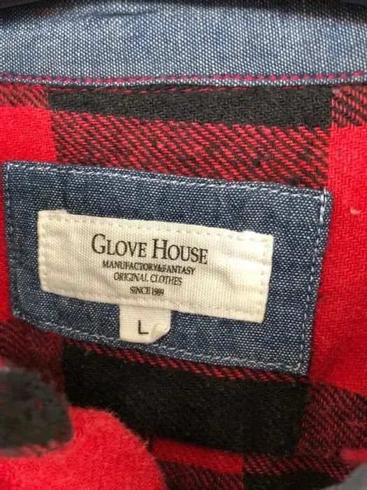Flannel × Japanese Brand Japanese Brand Glove House Plaid Tartan Flannel Shirt Size US M / EU 48-50 / 2 - 3 Thumbnail