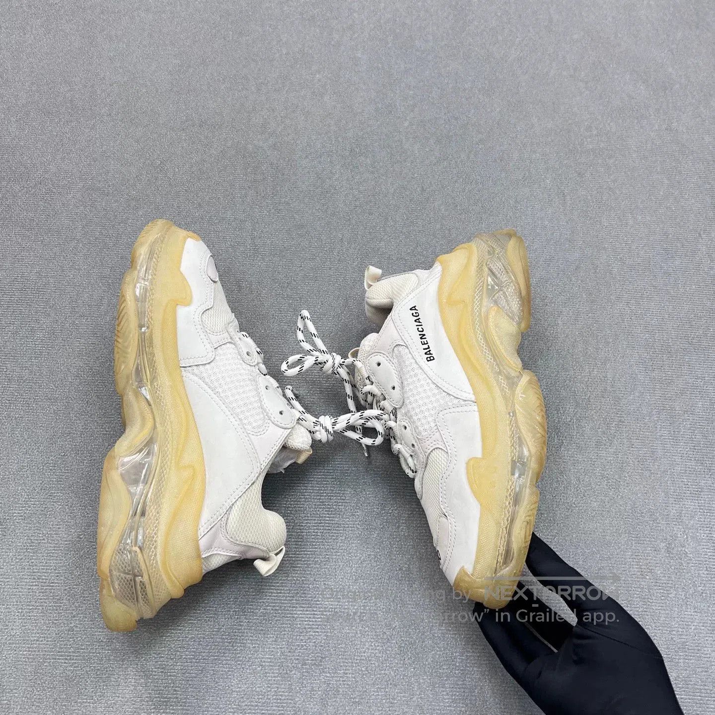Balenciaga Balenciaga Triples Men's White Sneakers. Size US 7 / EU 40 - 3 Thumbnail