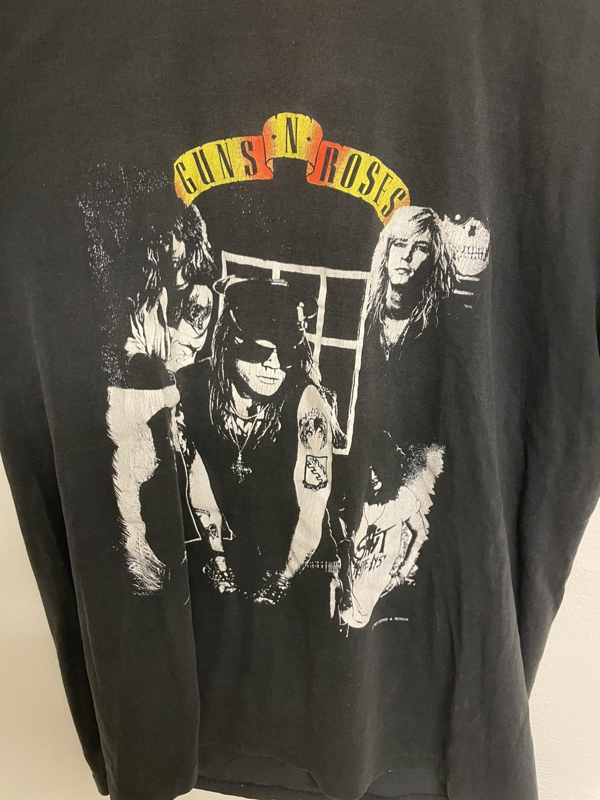 Guns N' Roses × Vintage 1980s Guns N Roses Appetite For Destruction Tee Size US L / EU 52-54 / 3 - 3 Thumbnail
