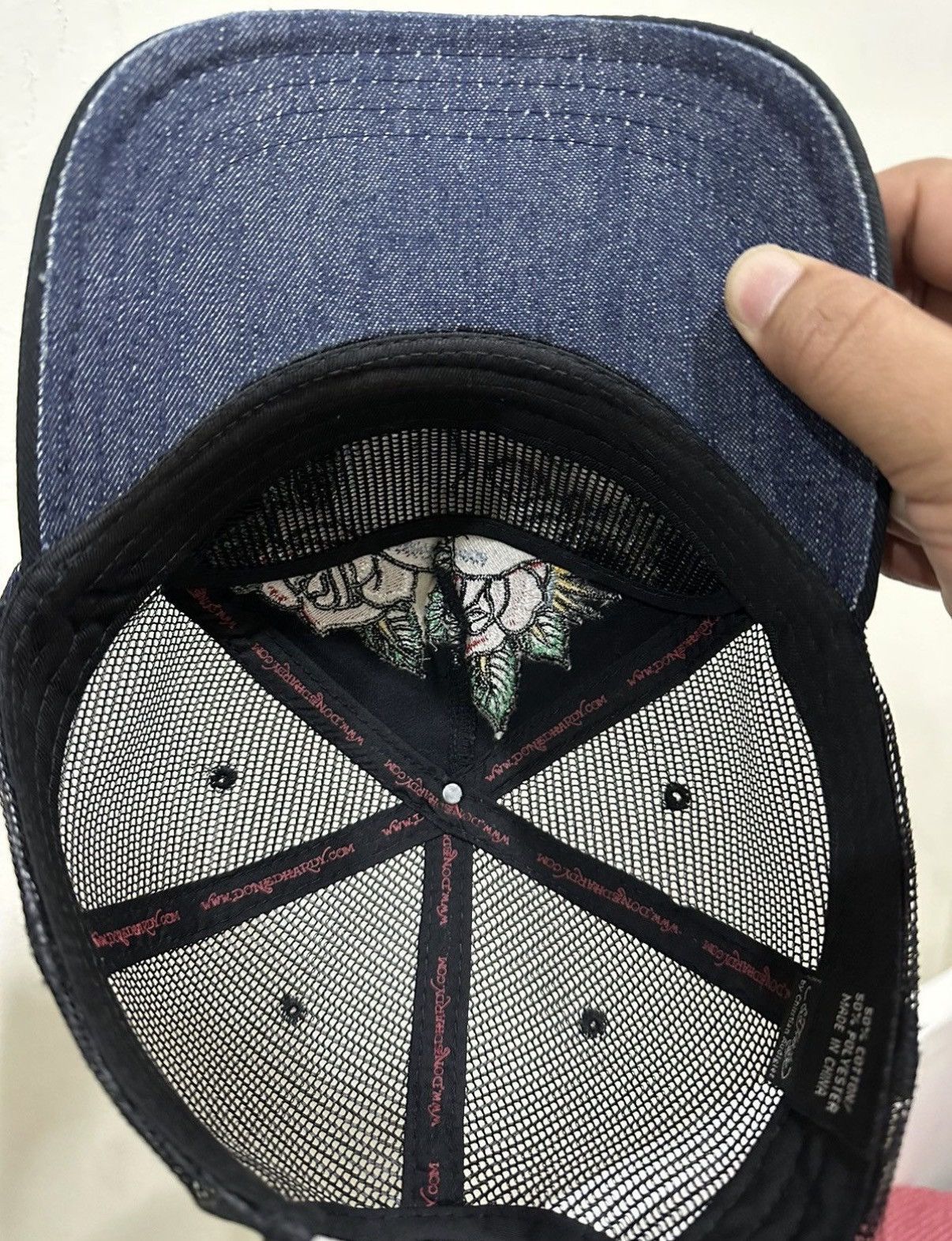 Ed Hardy VTG Ed Hardy Embroid Trucker Hat Size ONE SIZE - 5 Thumbnail