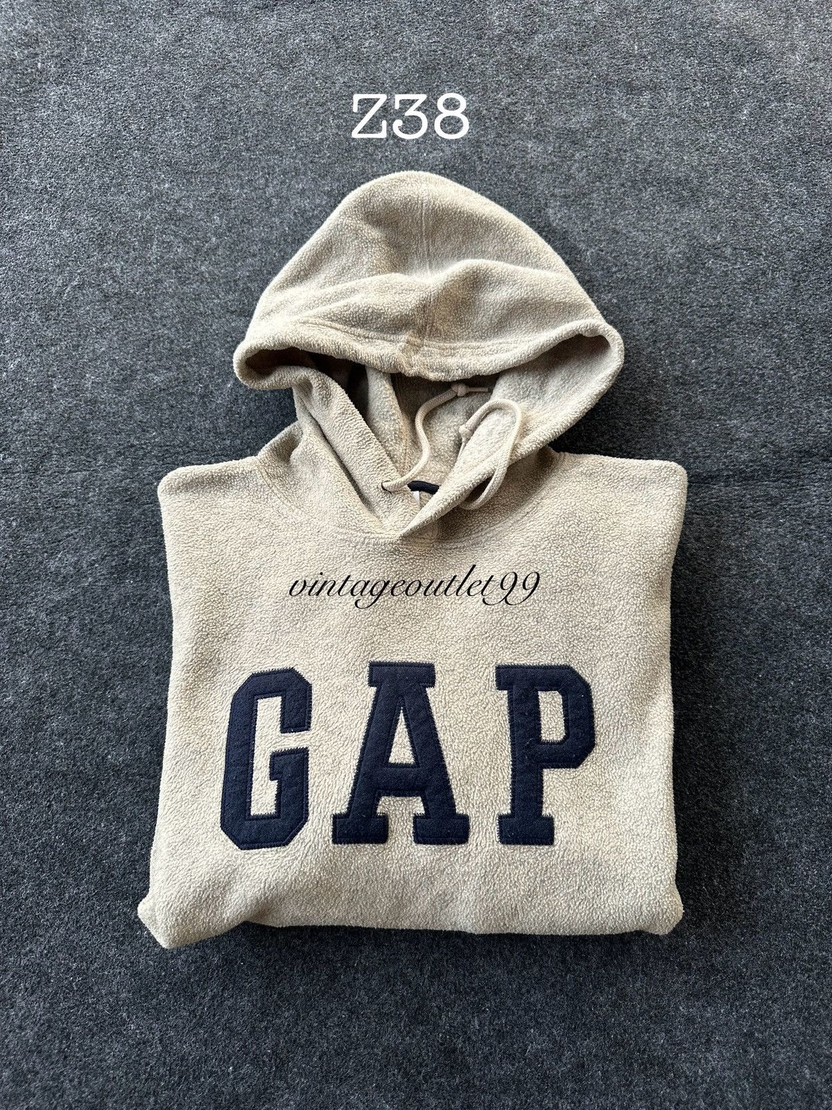 Gap × Vintage Vintage Gap Big Logo Balenciaga Yeezy Style Hoodie Z38 Size US M / EU 48-50 / 2 - 11 Thumbnail