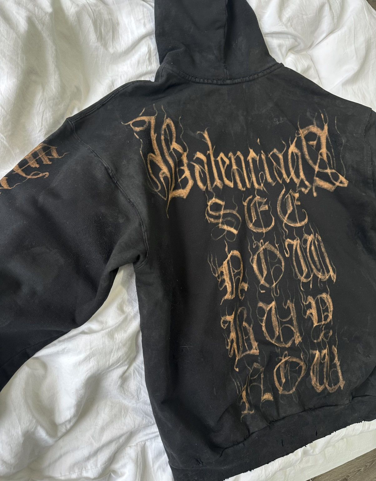 Balenciaga Balenciaga 24’ heavy metal SanScript zip up Size US XS / EU 42 / 0 - 13 Thumbnail